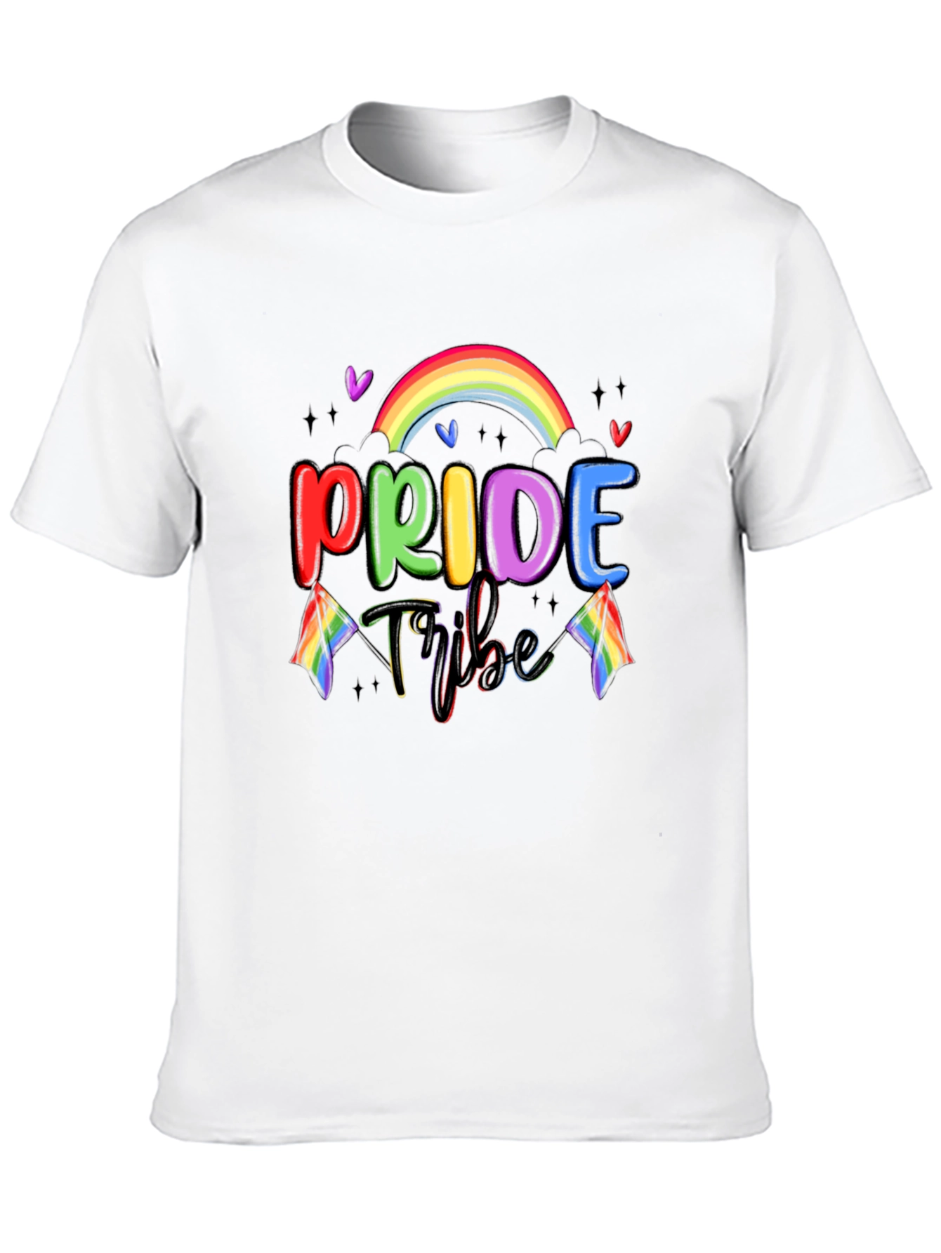 Pride Tribe Graphic T-Shirt - LGBTQ+ Rainbow Tee