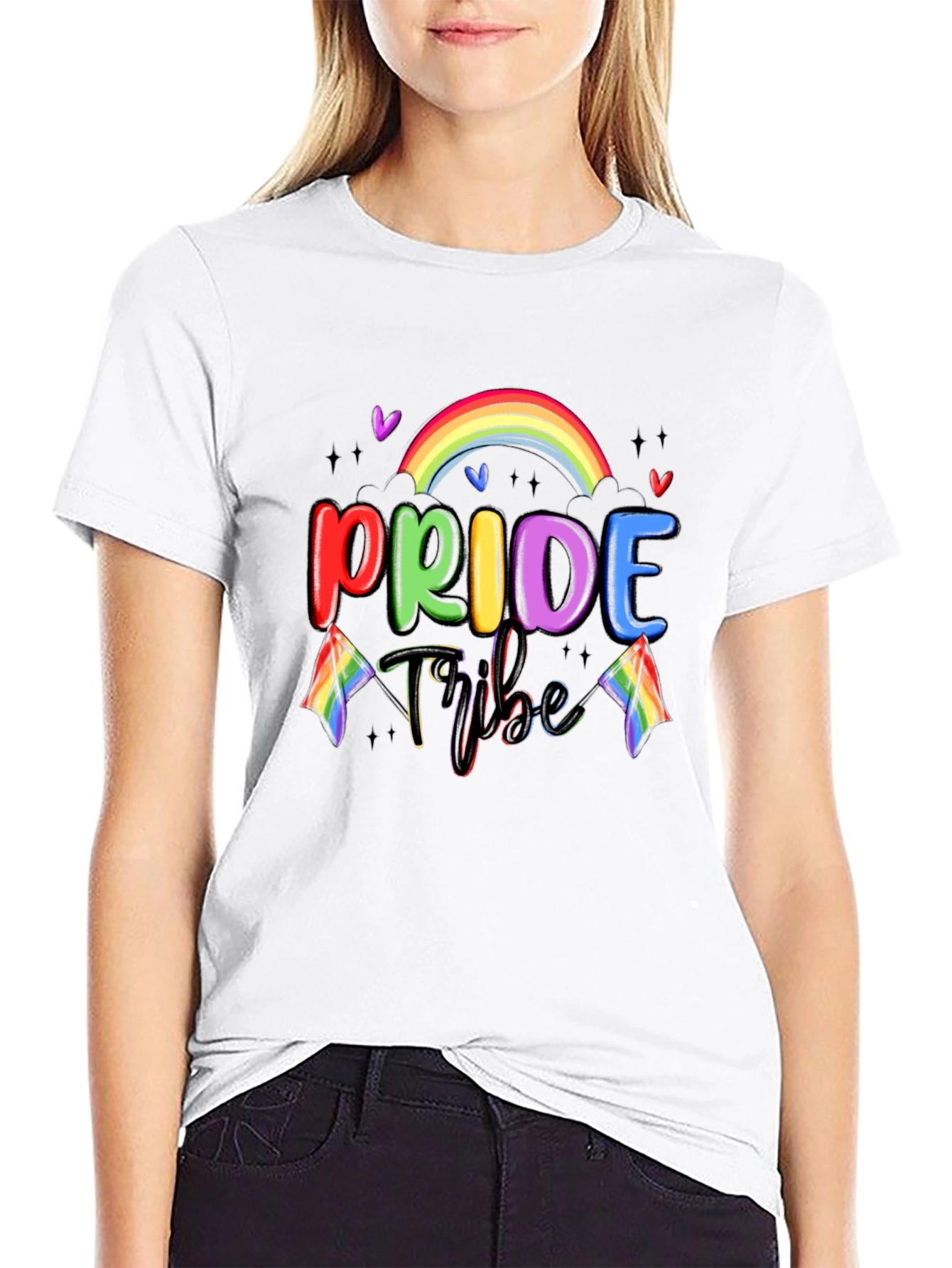 Pride Tribe Graphic T-Shirt - LGBTQ+ Rainbow Tee