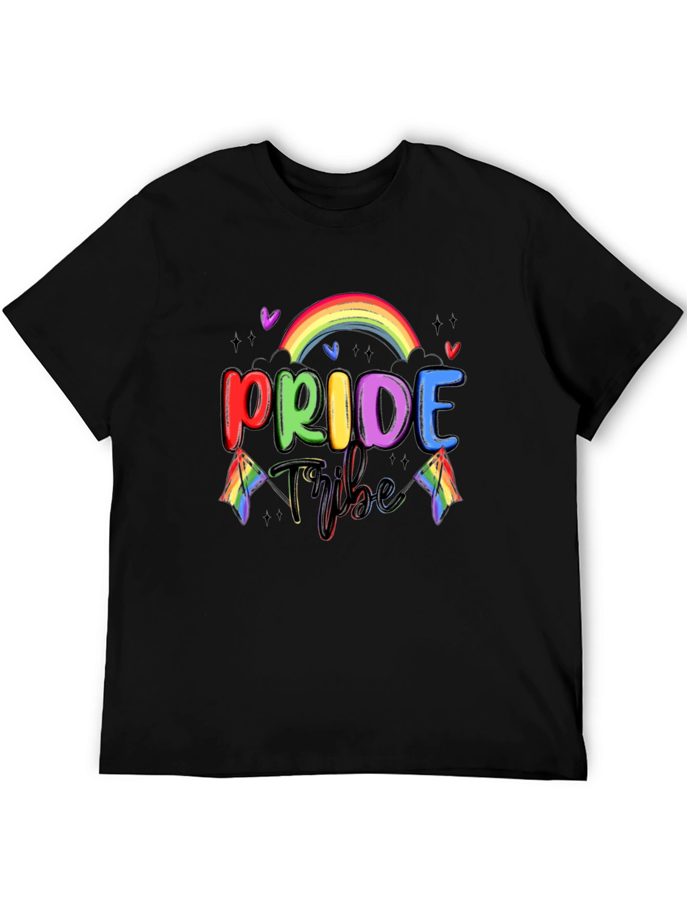 Pride Tribe Graphic T-Shirt - LGBTQ+ Rainbow Tee