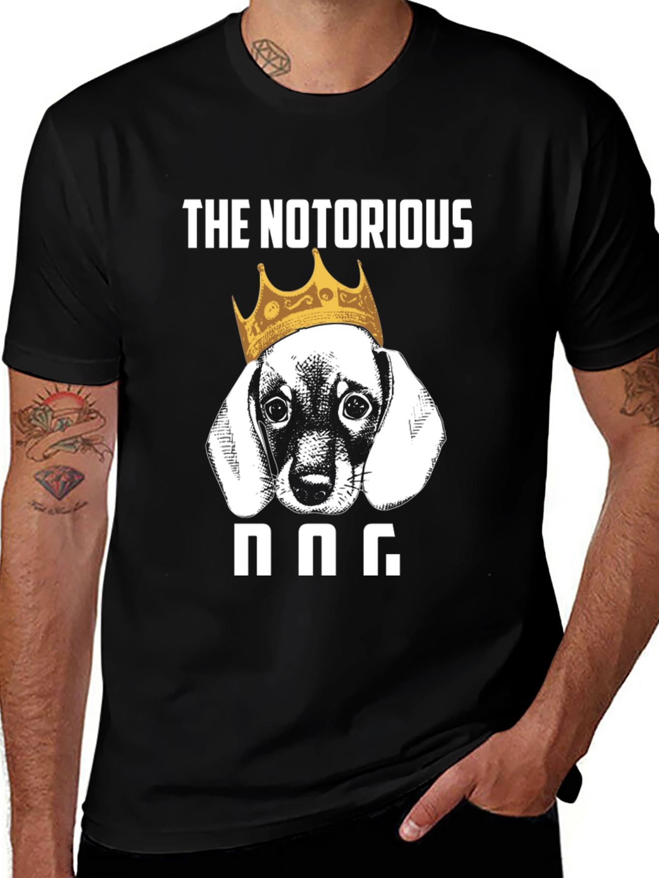 The Notorious DOG T-Shirt - Funny Dachshund Tee