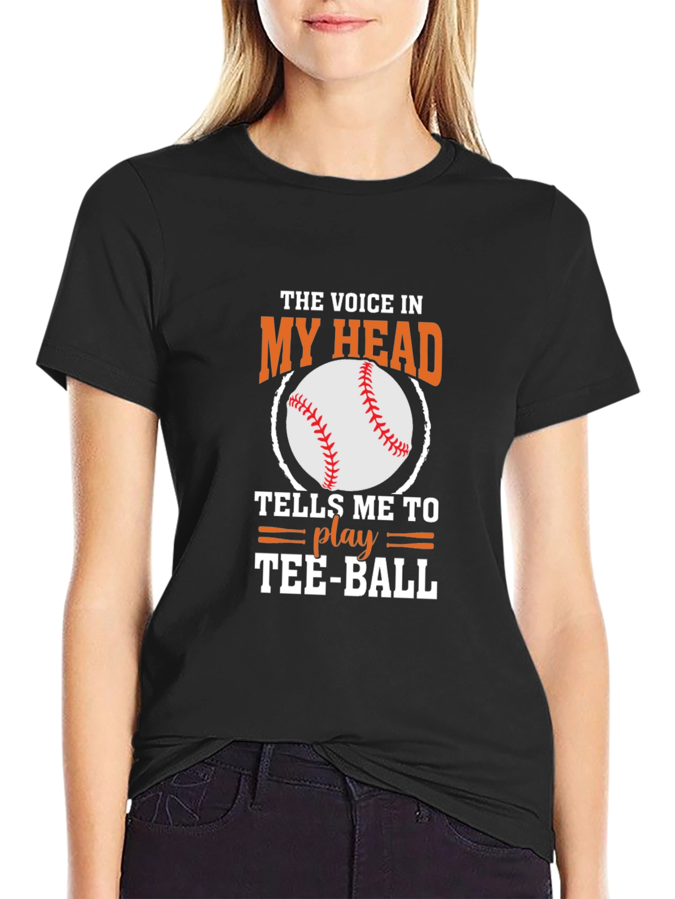 Funny Tee-Ball T-Shirt for Baseball Lovers