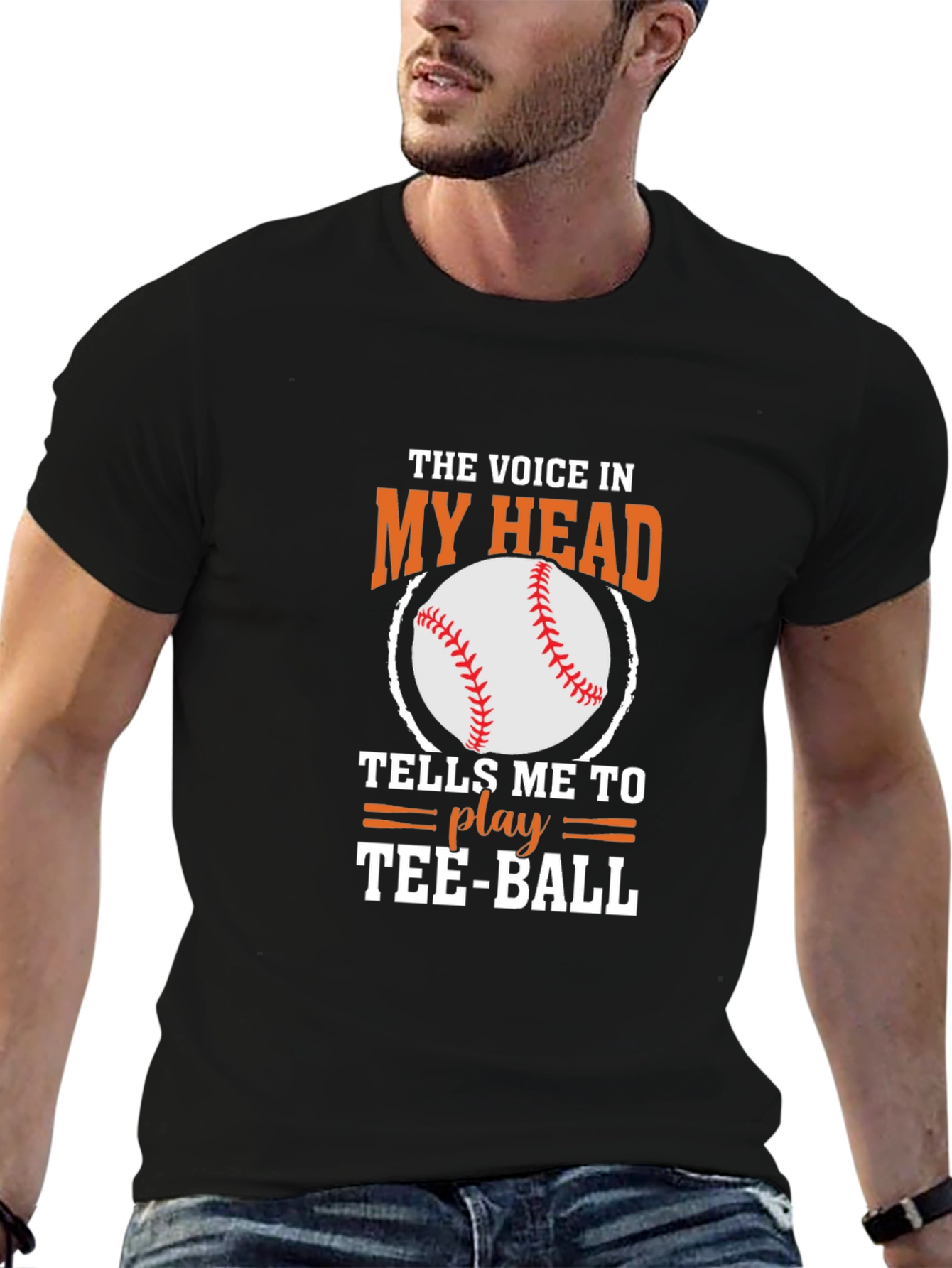 Funny Tee-Ball T-Shirt for Baseball Lovers
