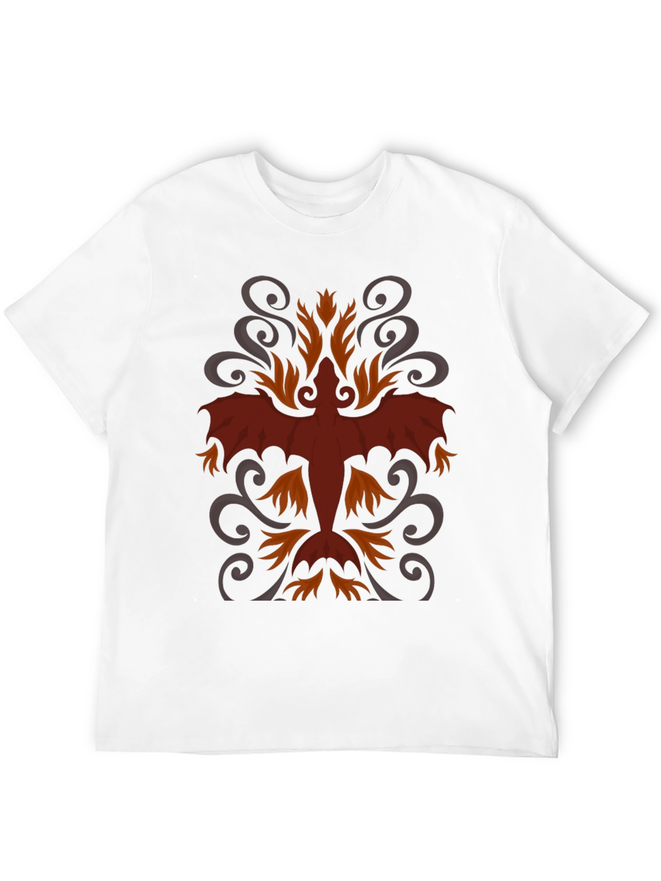 Dragon Graphic Tee - Stylish Mens Black T-Shirt