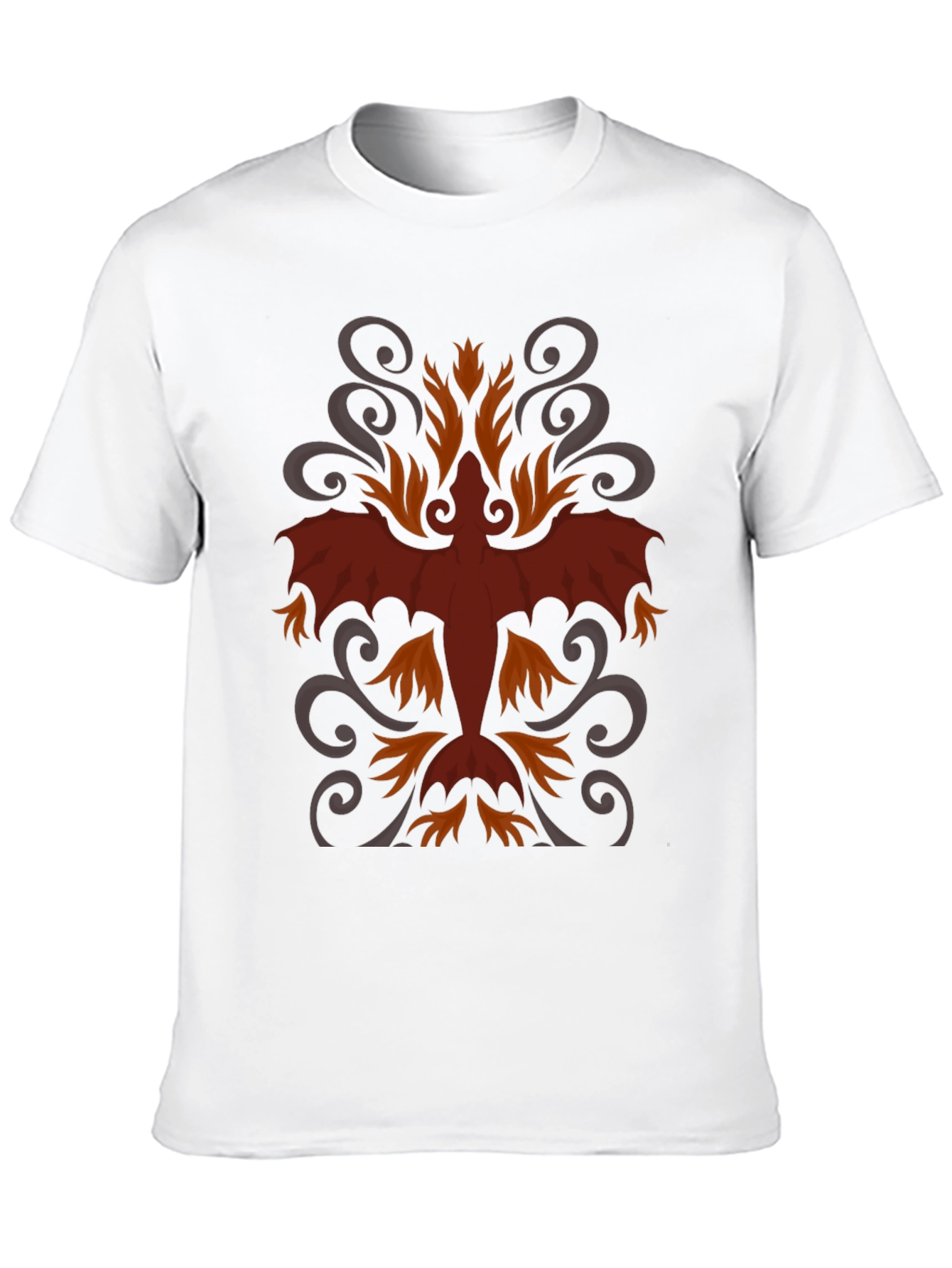 Dragon Graphic Tee - Stylish Mens Black T-Shirt