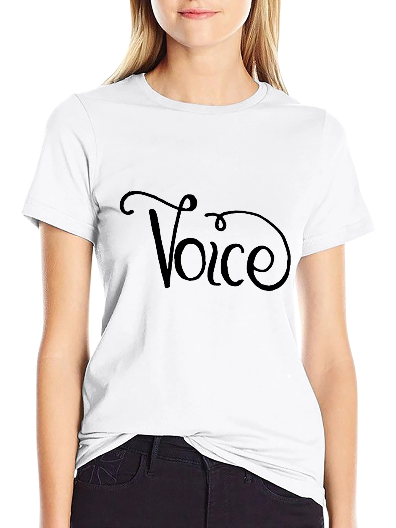 Voice Graphic Tee - Stylish Unisex T-Shirt