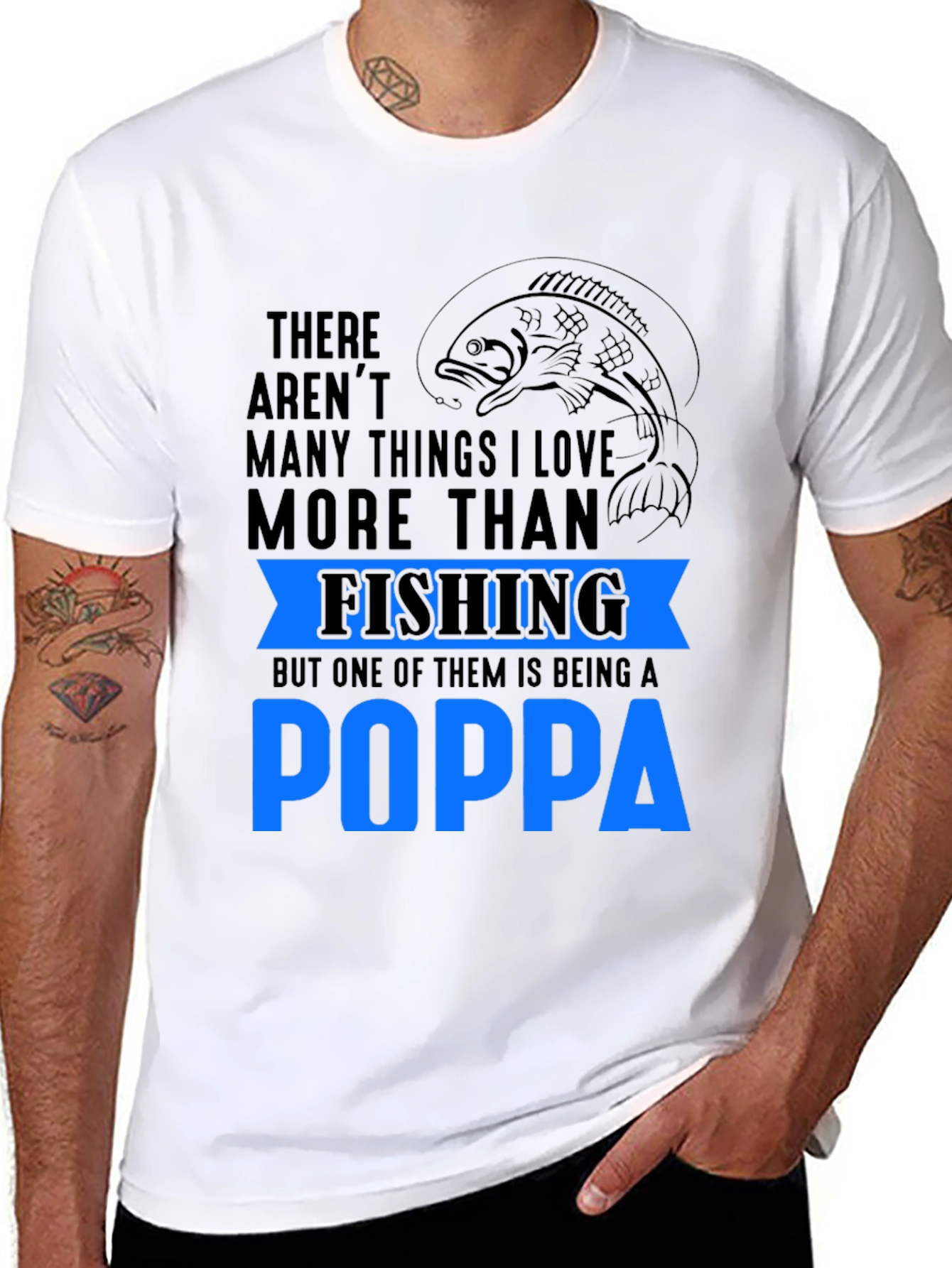 Fishing Poppa Graphic T-Shirt