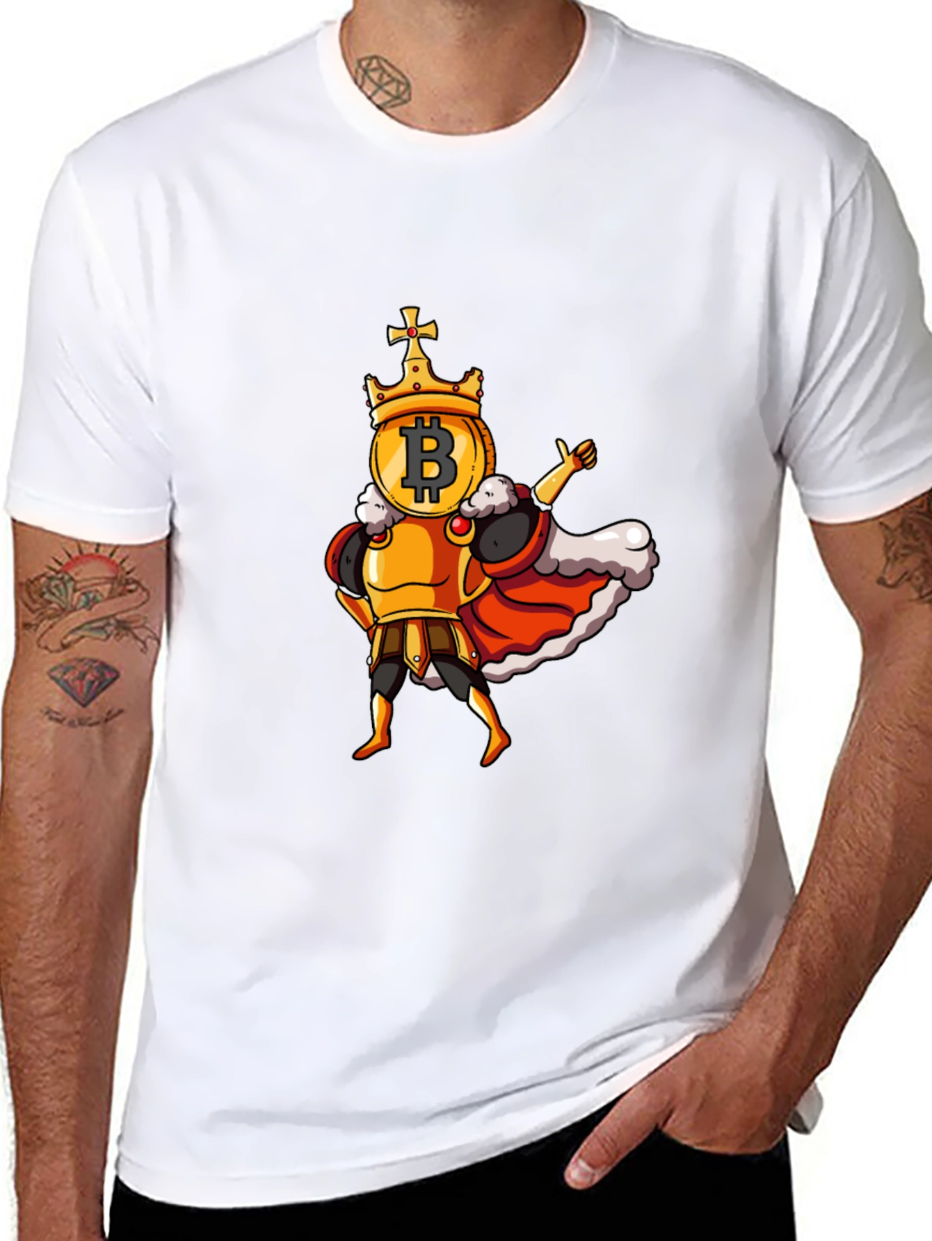 Bitcoin King T-Shirt - Crypto Currency Tee