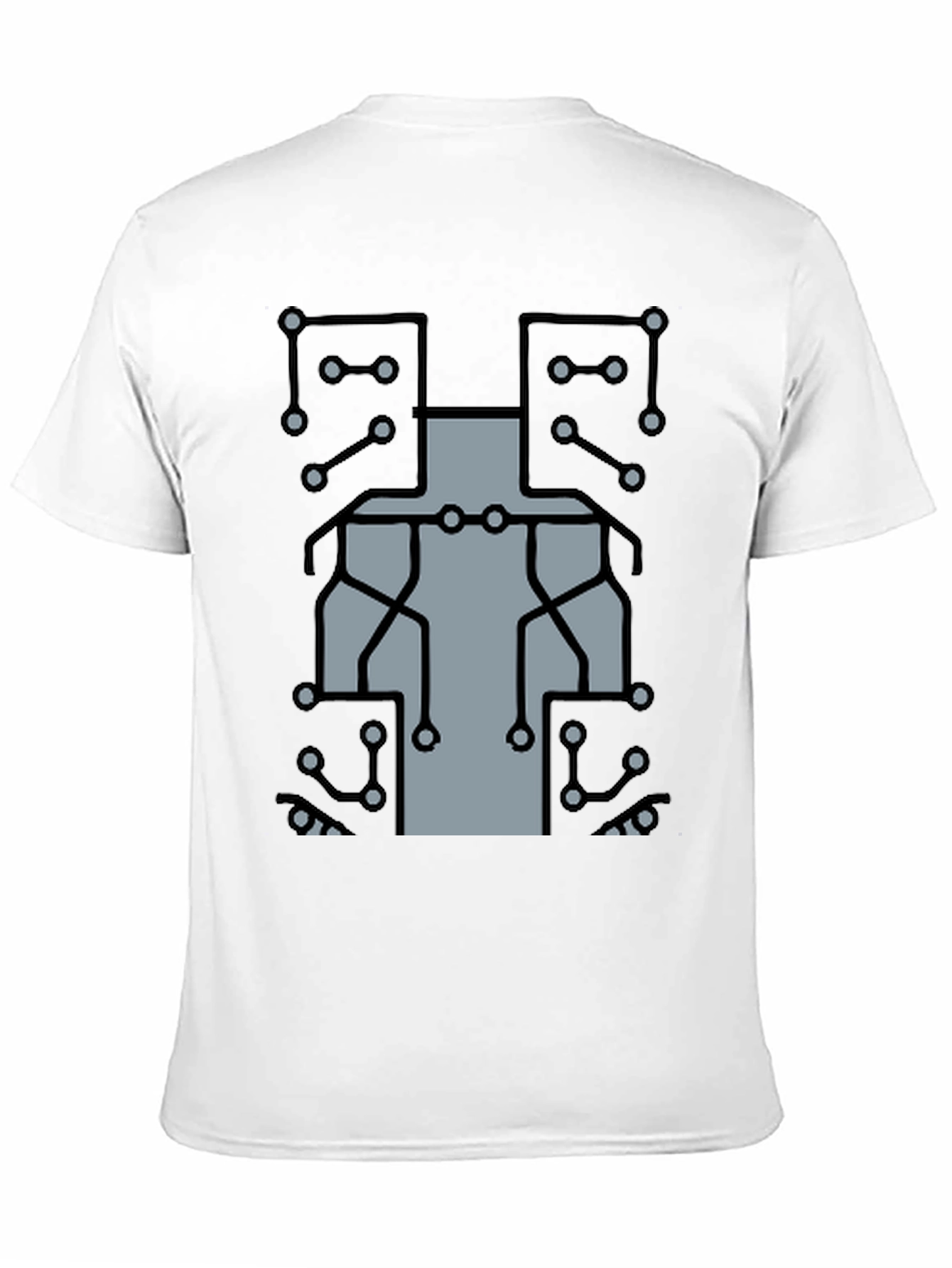 Circuit Board Graphic T-Shirt - Tech Geek Style