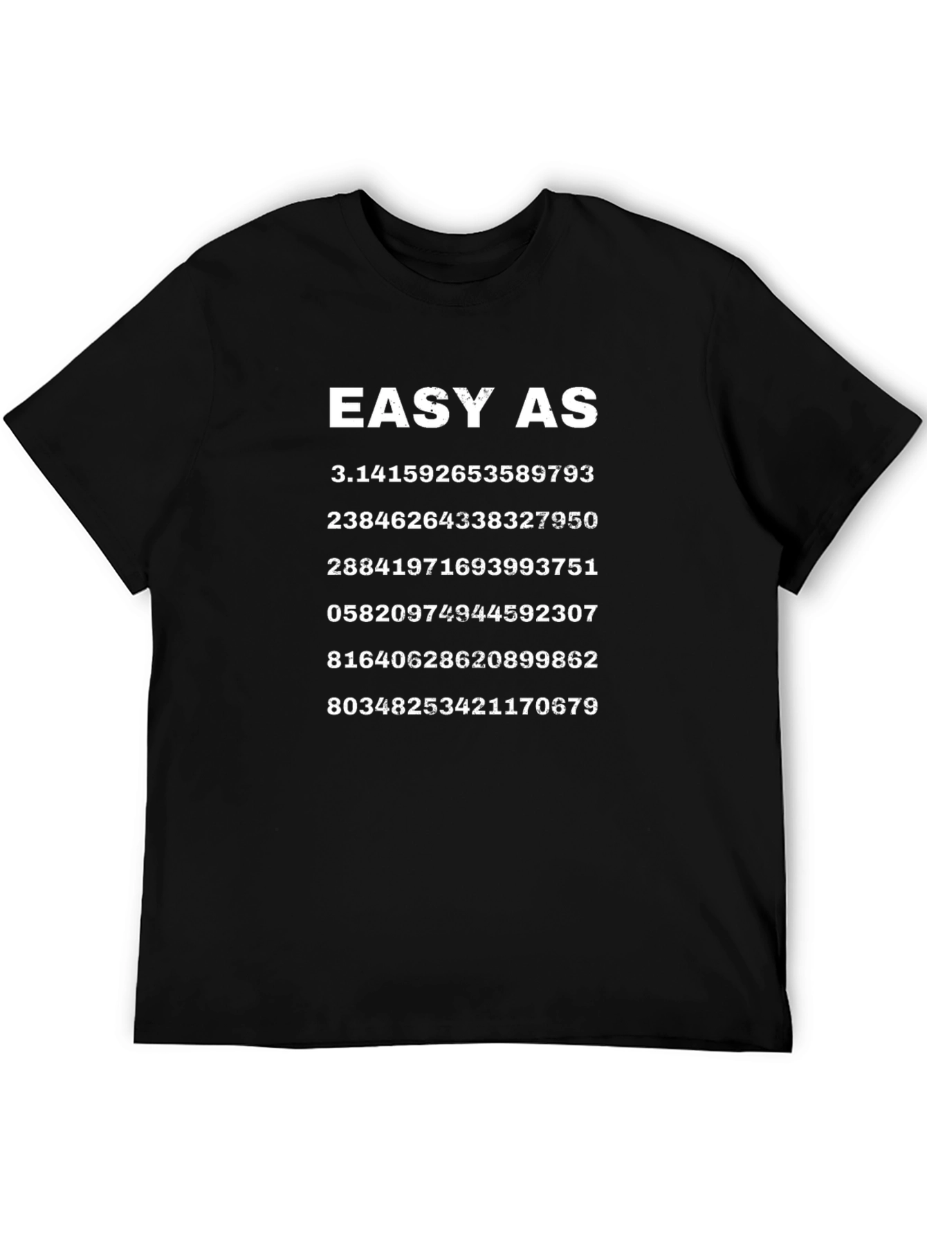 Easy as Pi Funny Math T-Shirt