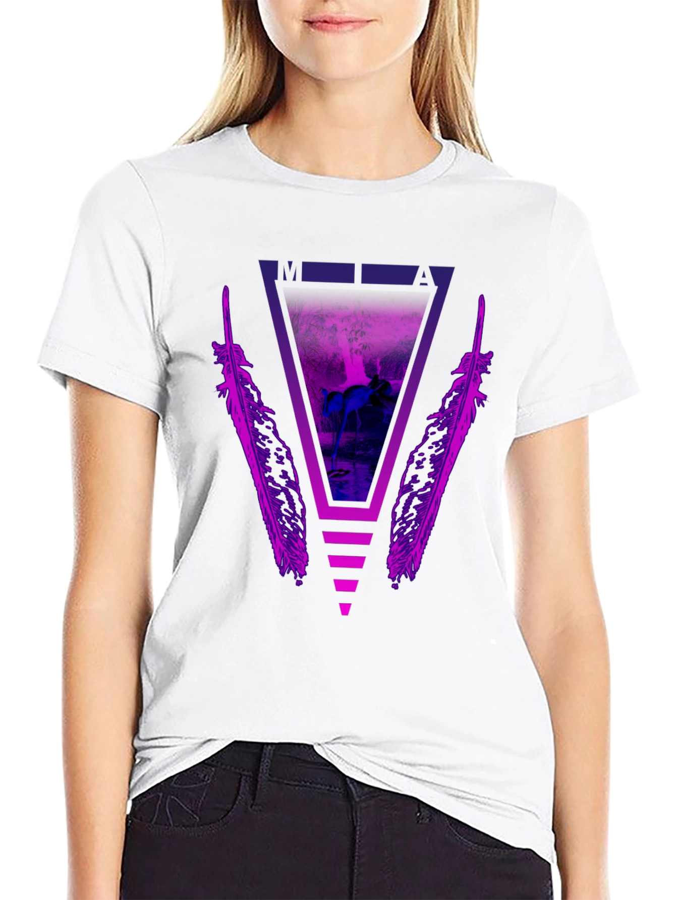 Geometric Horse Graphic Tee