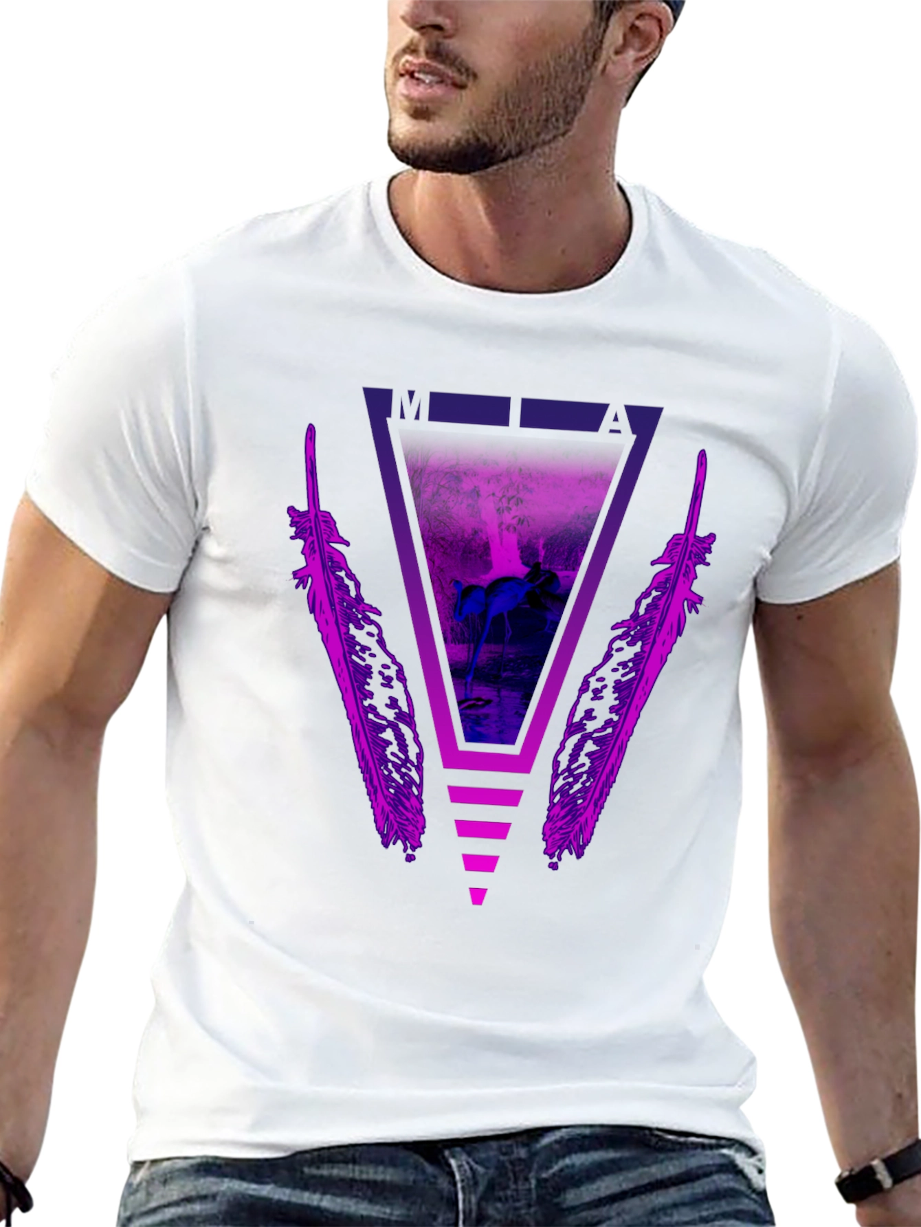 Geometric Horse Graphic Tee