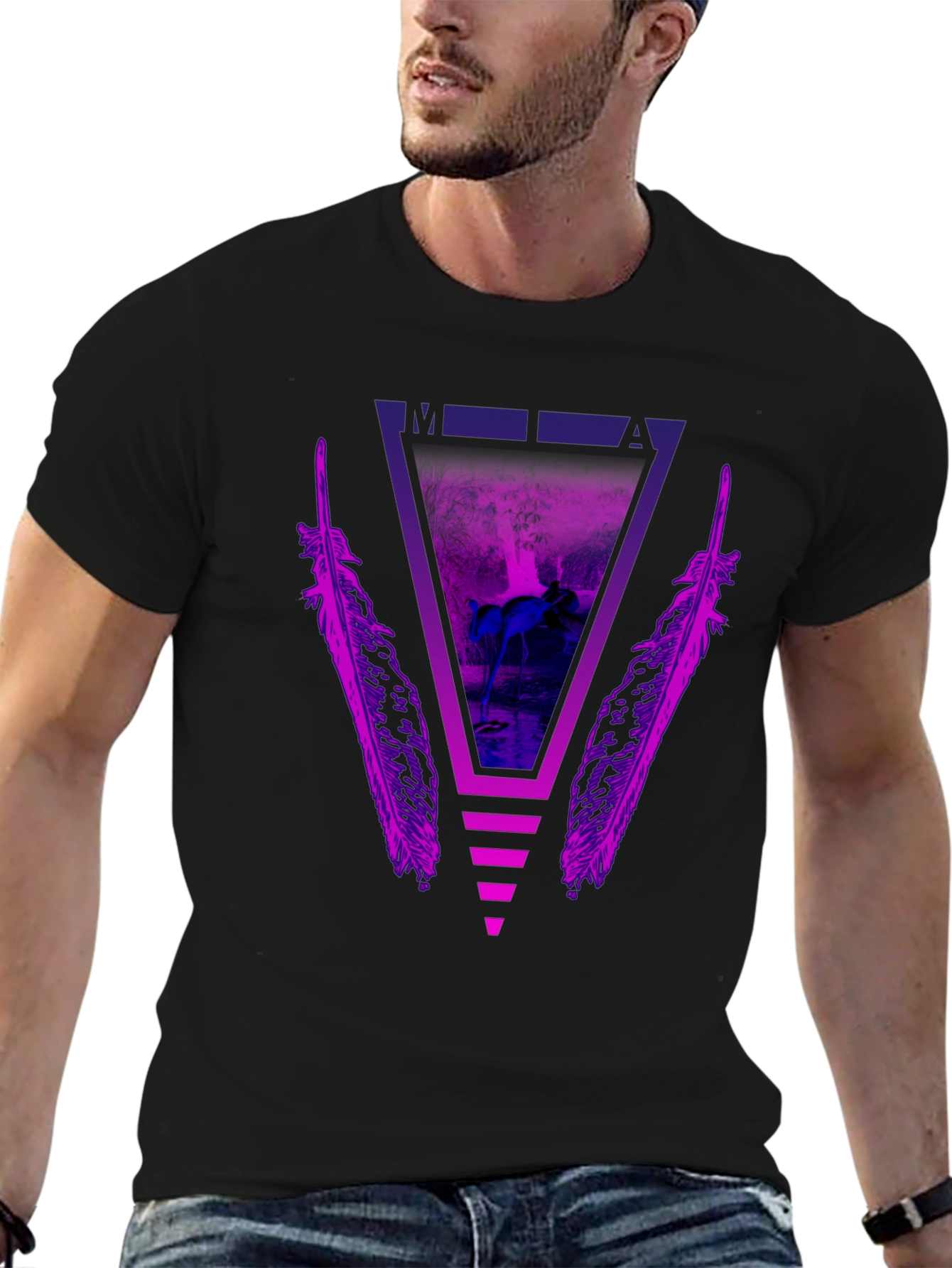 Geometric Horse Graphic Tee