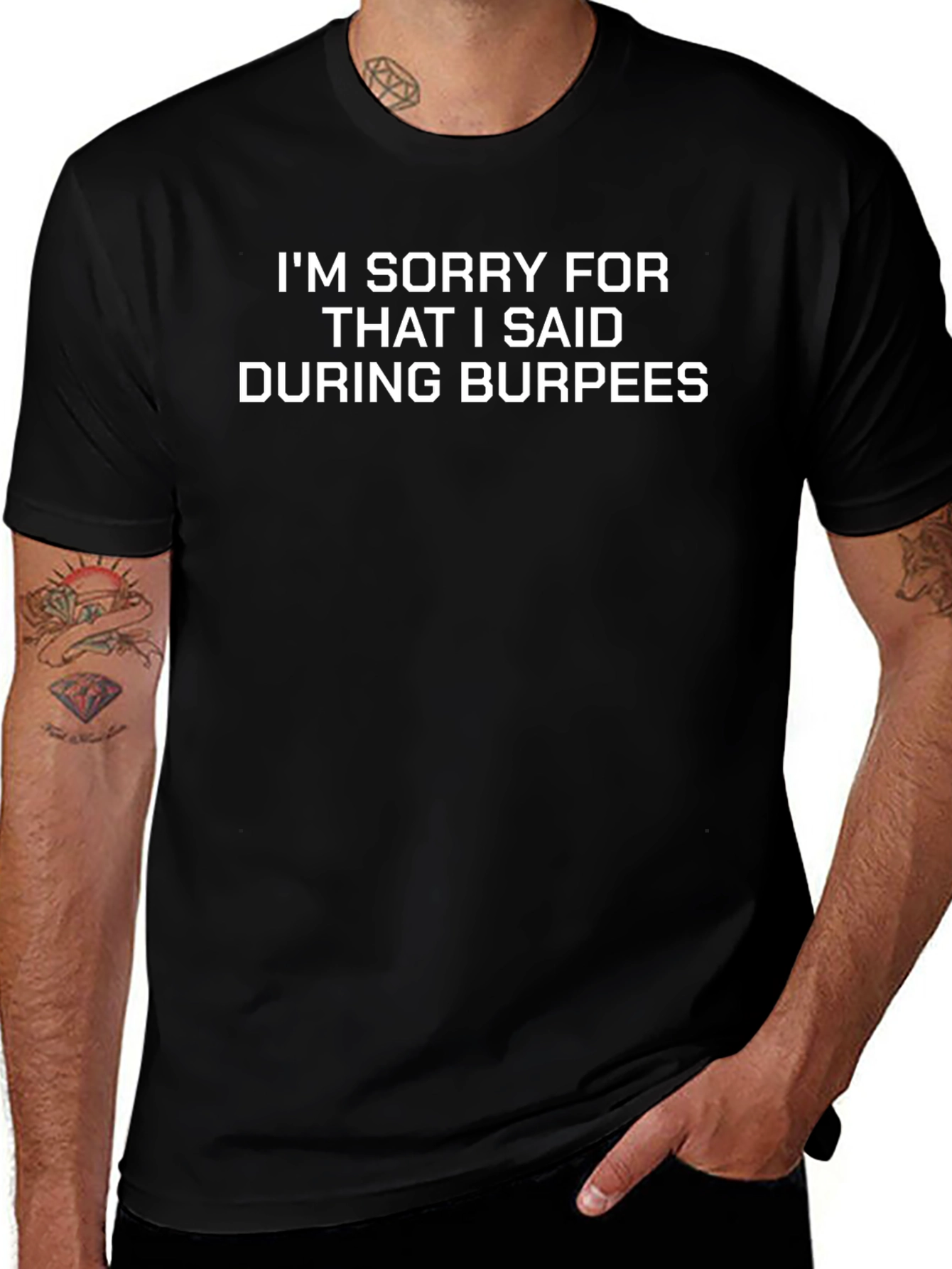 Funny Gym T-Shirt - Burpee Apology