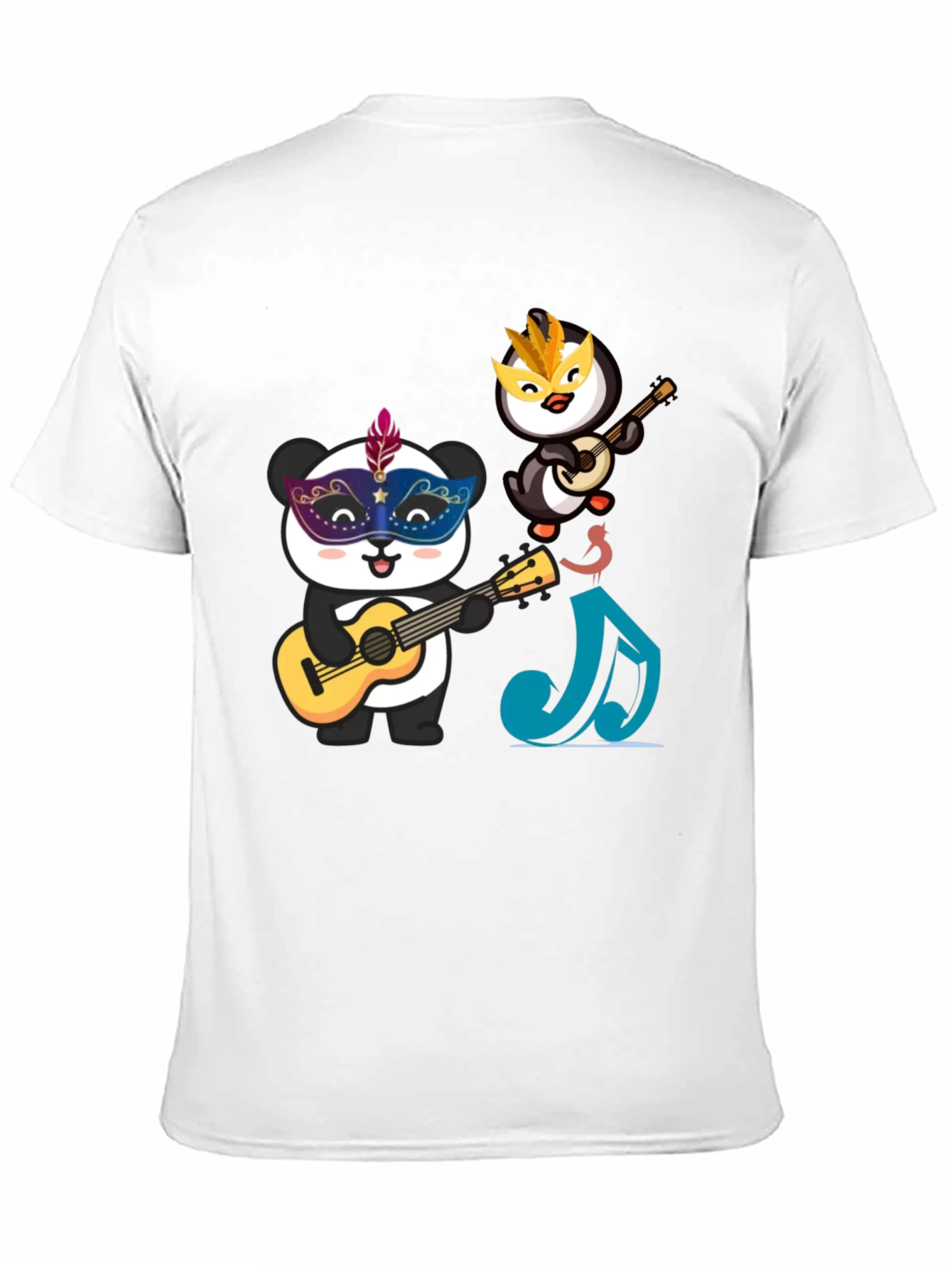 Musical Panda & Penguin T-Shirt