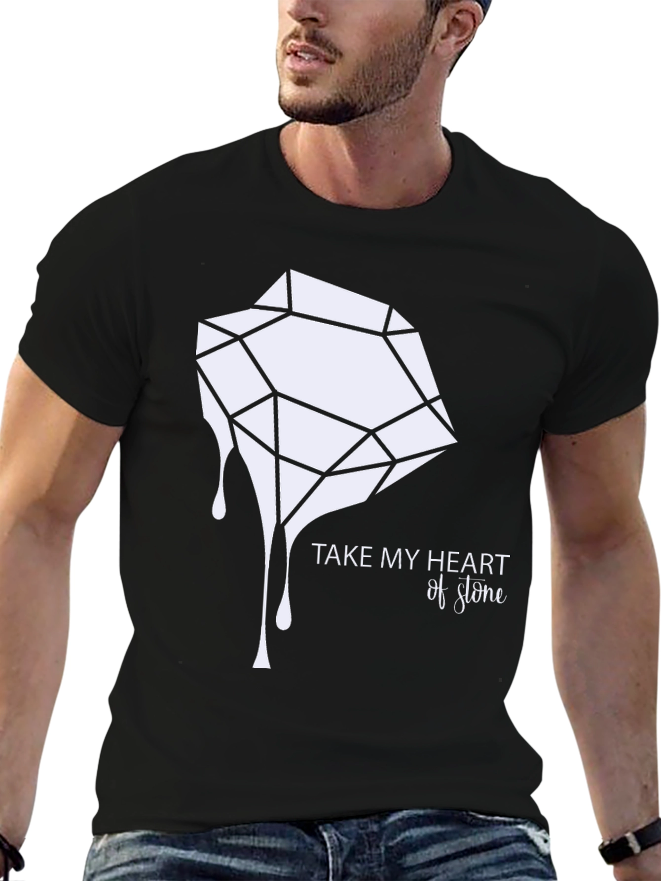 Heart of Stone Black Graphic Tee