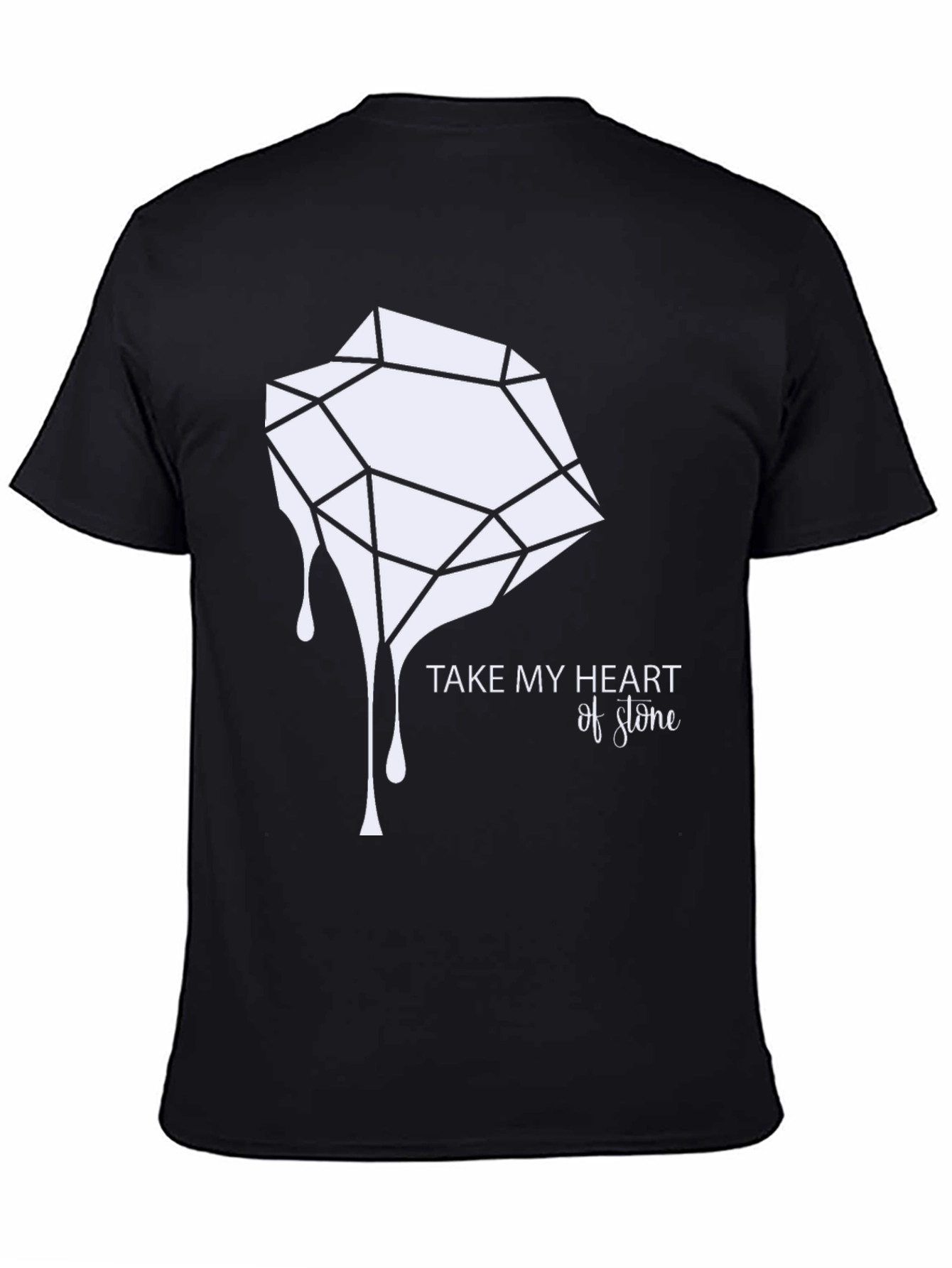 Heart of Stone Black Graphic Tee