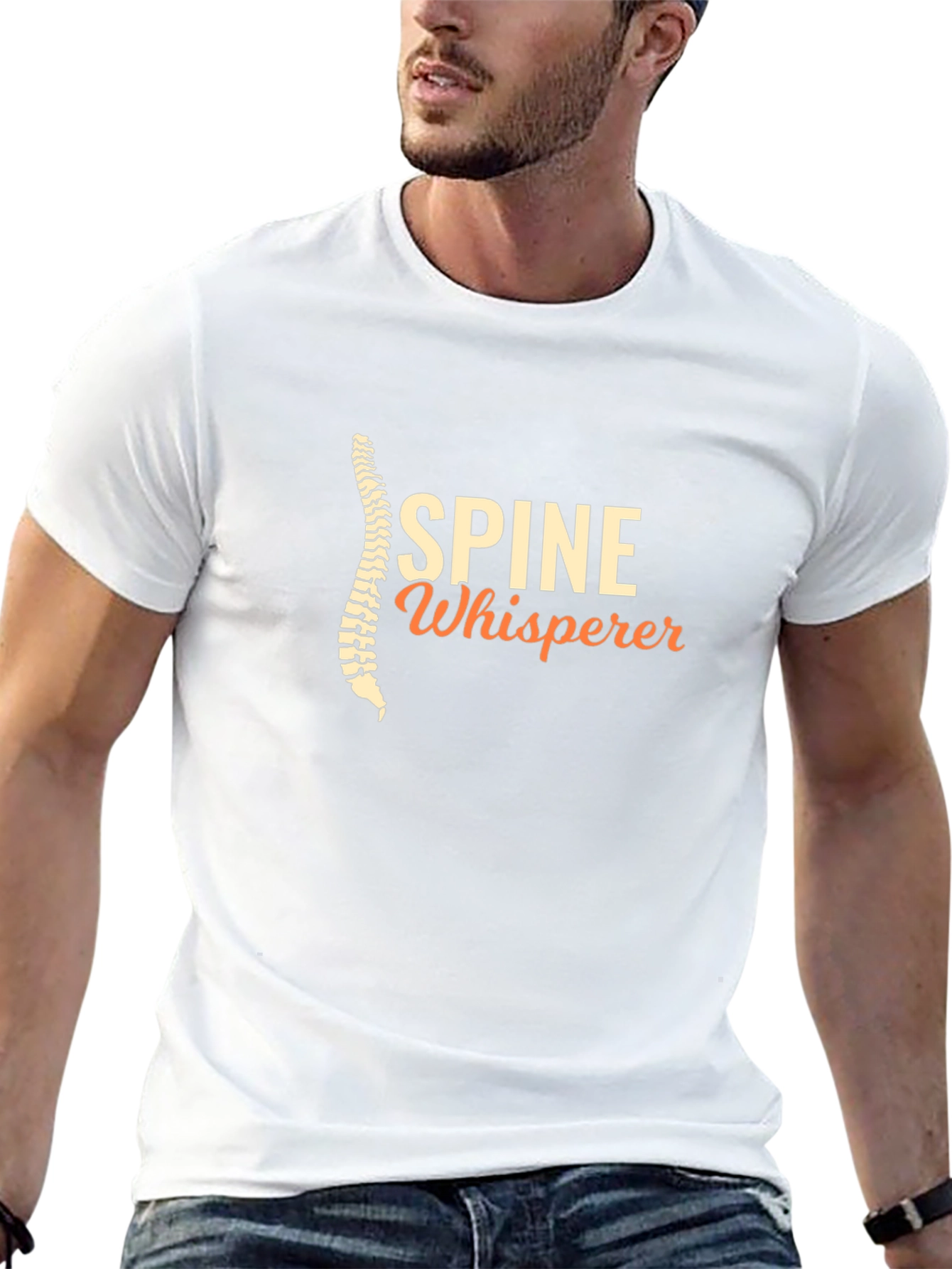 Spine Whisperer Black T-Shirt