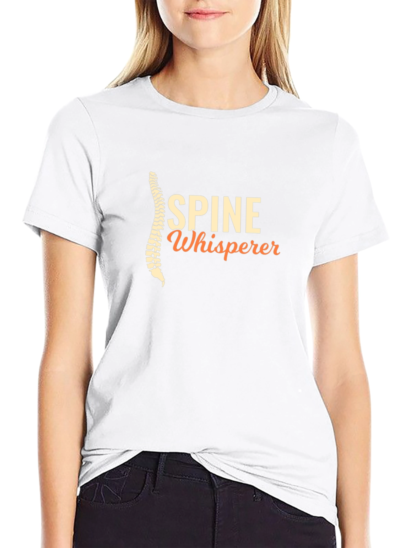 Spine Whisperer Black T-Shirt