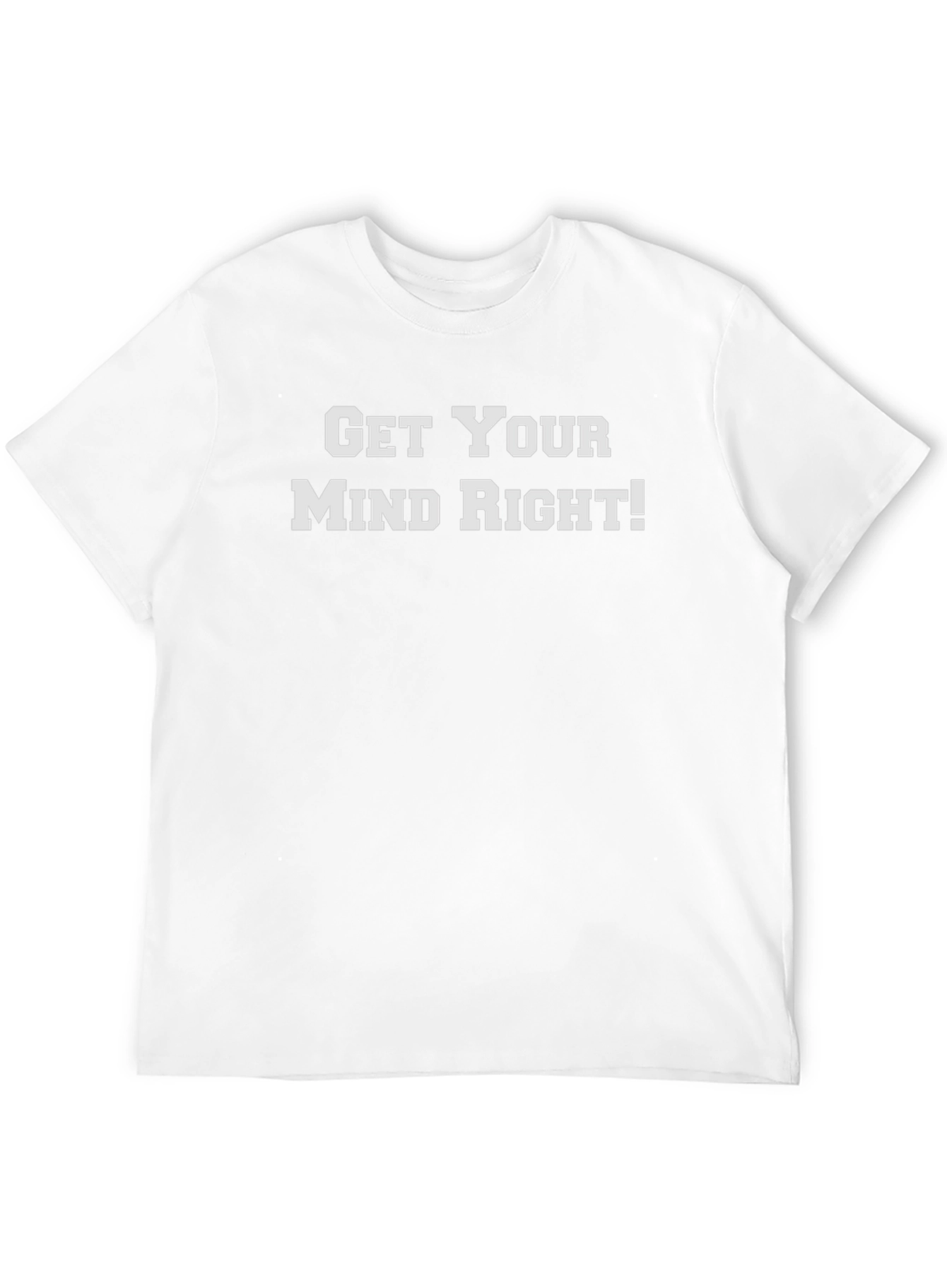 Get Your Mind Right! Black Graphic Tee