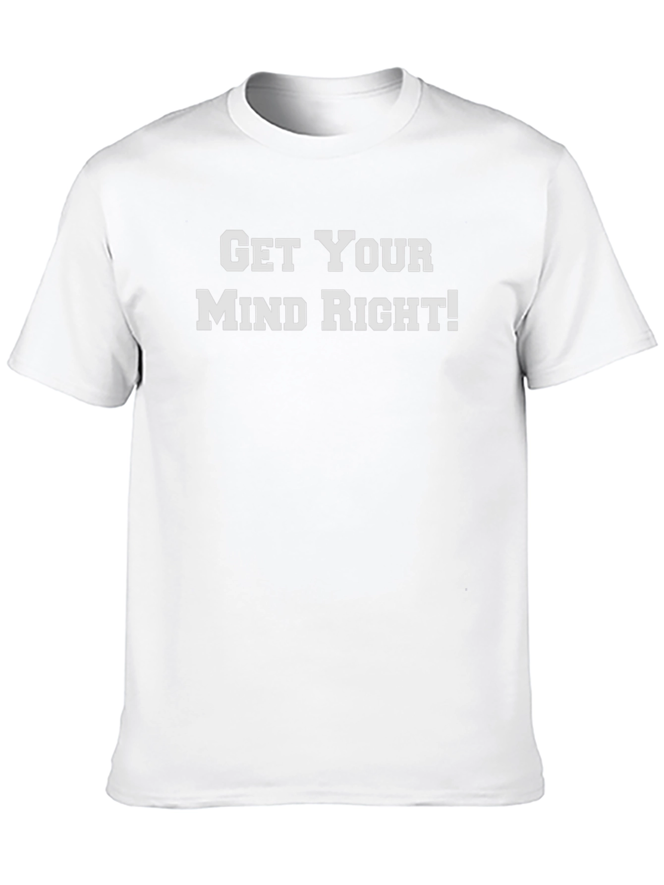 Get Your Mind Right! Black Graphic Tee