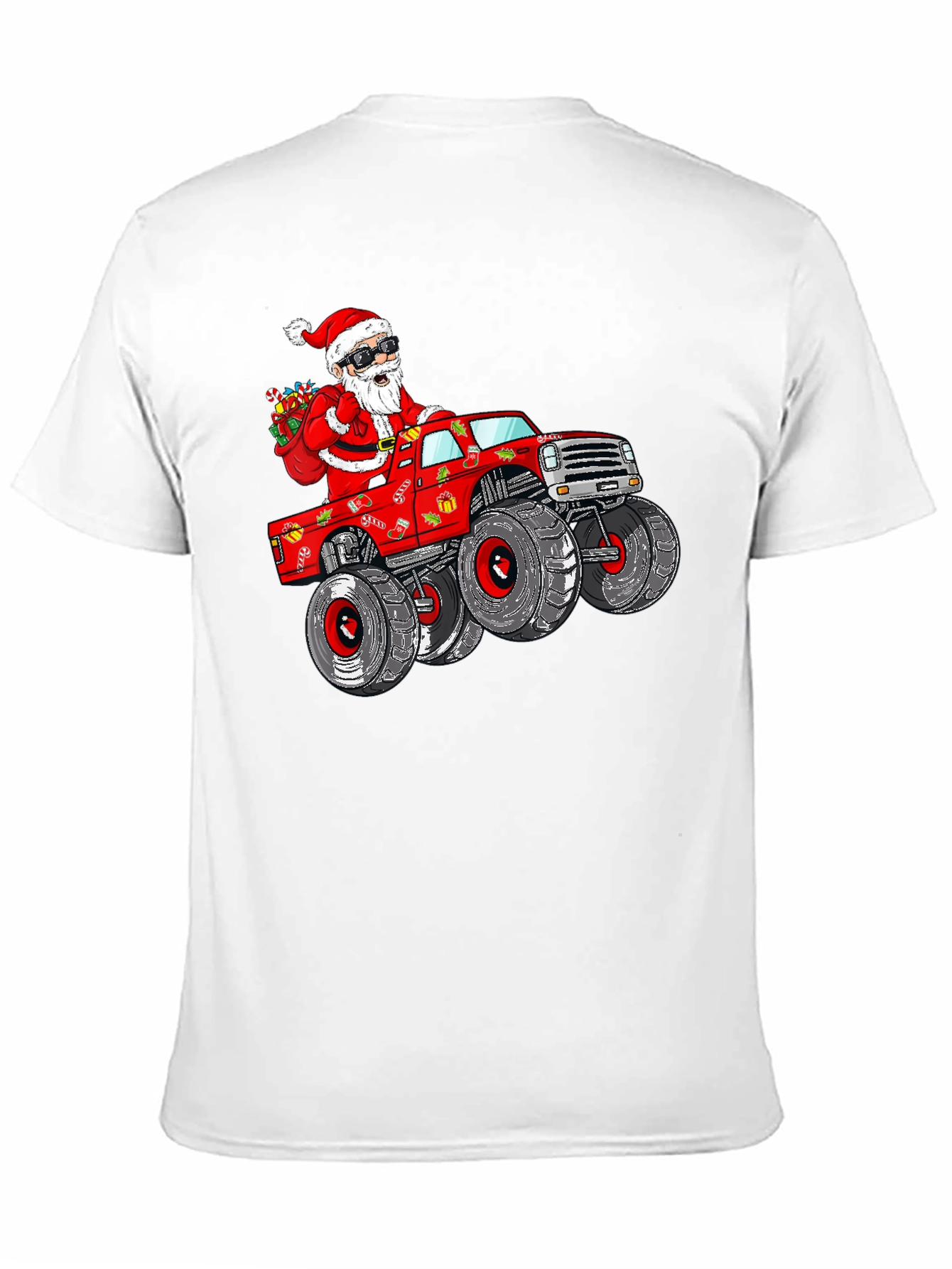 Santa Monster Truck T-Shirt - Holiday Fun!