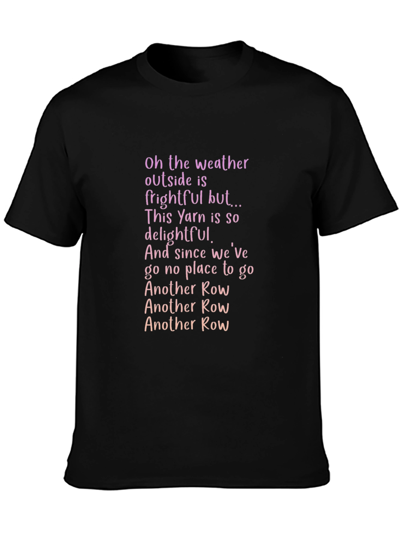 Knitting Lovers Tee: Another Row T-Shirt