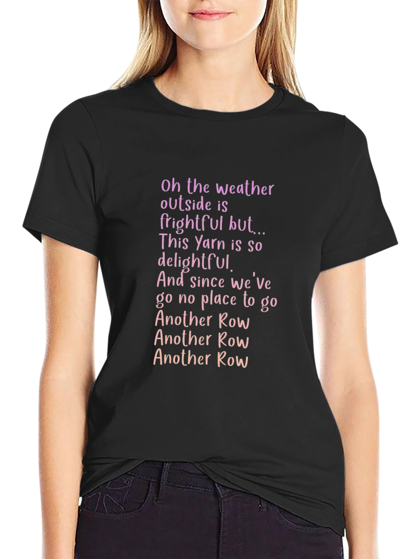 Knitting Lovers Tee: Another Row T-Shirt