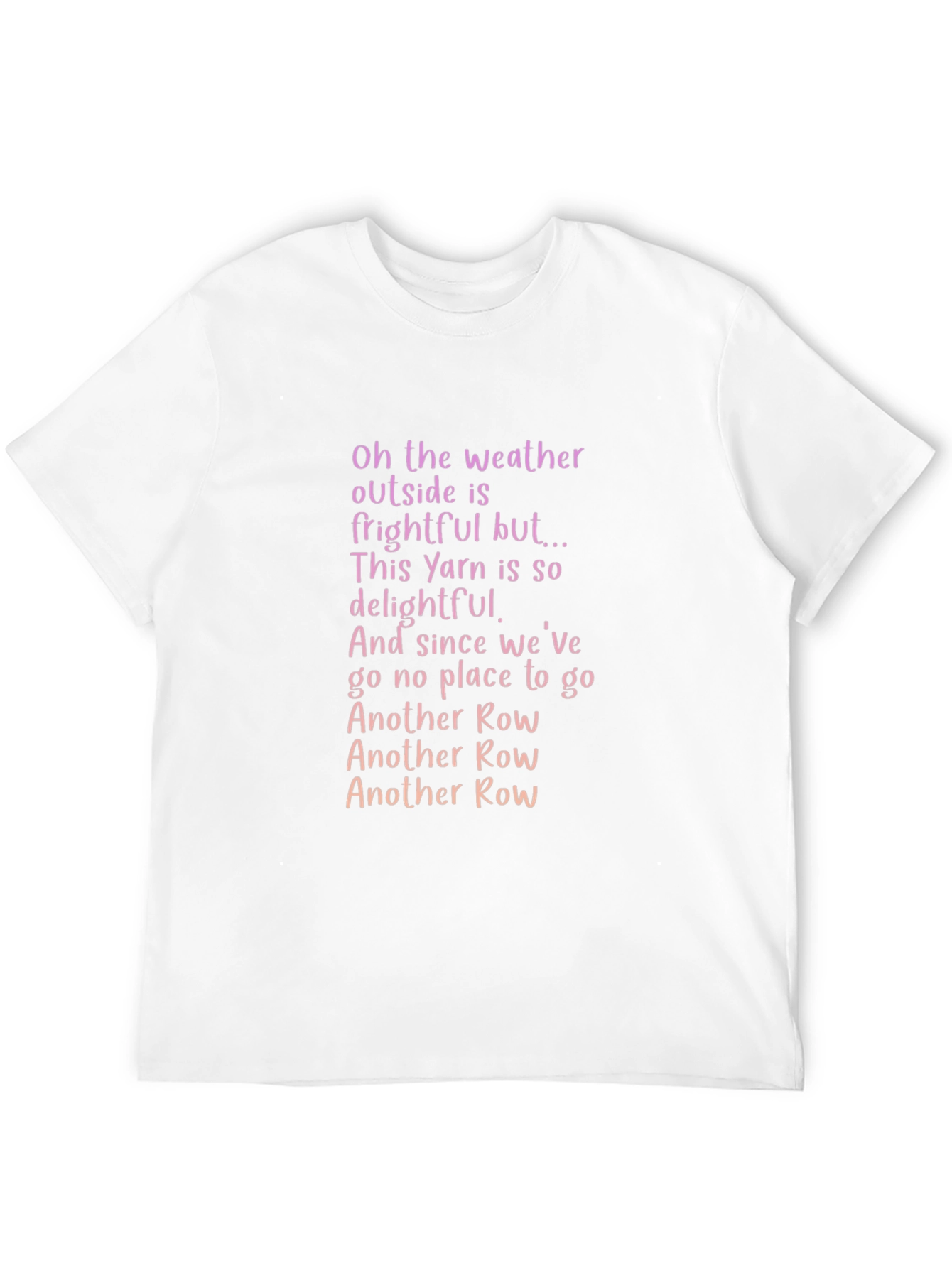 Knitting Lovers Tee: Another Row T-Shirt