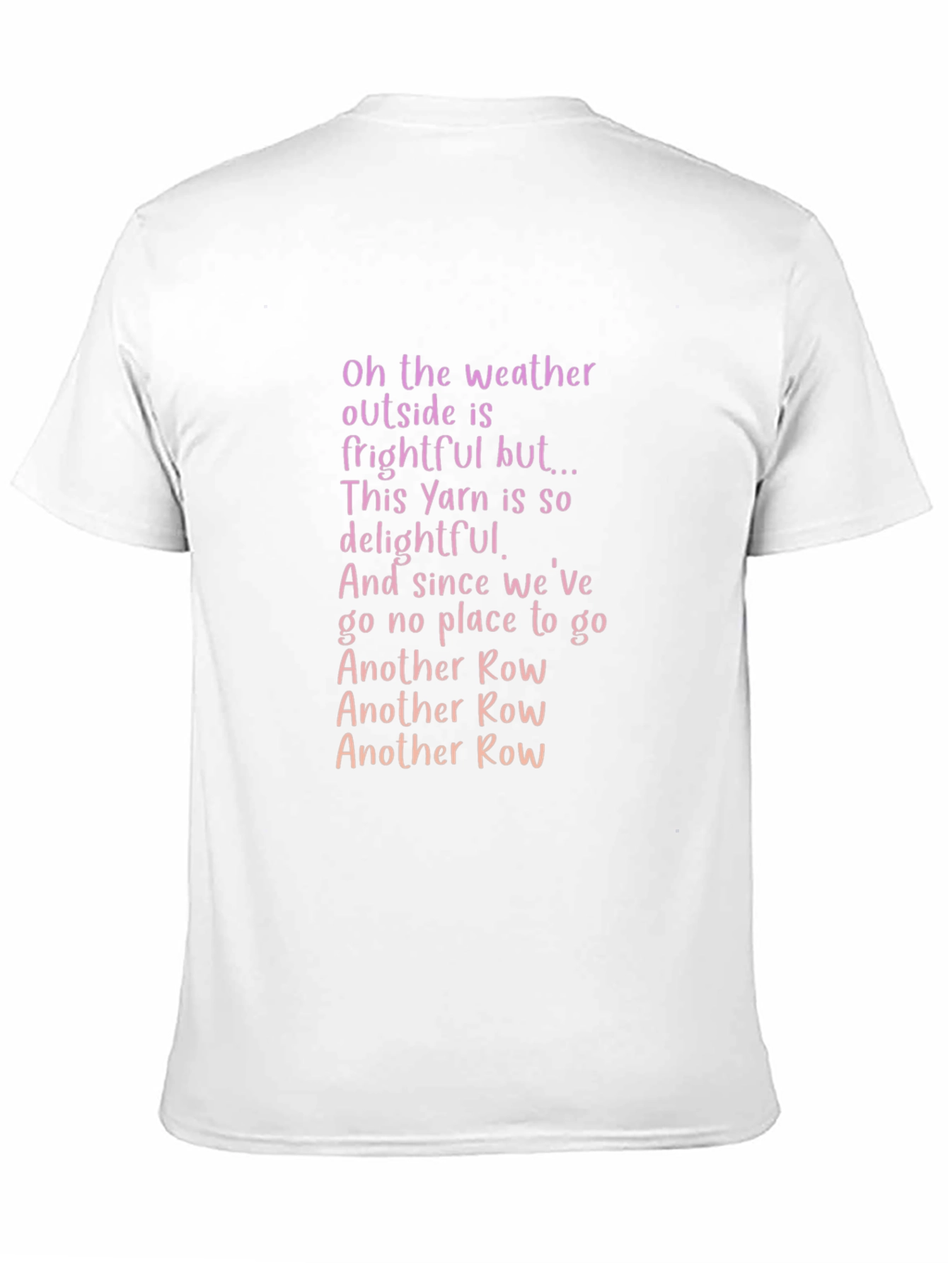 Knitting Lovers Tee: Another Row T-Shirt