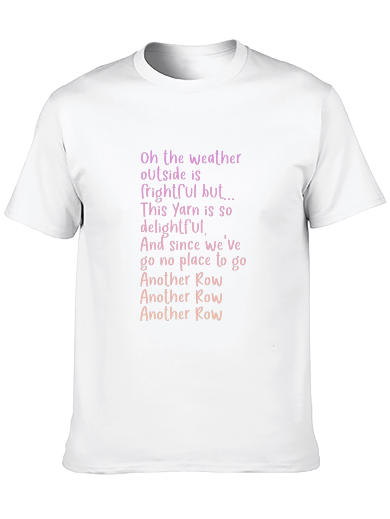 Knitting Lovers Tee: Another Row T-Shirt
