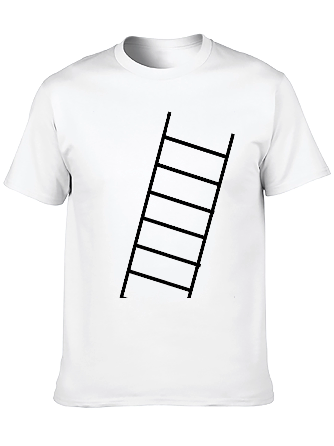 Ladder Graphic Black T-Shirt