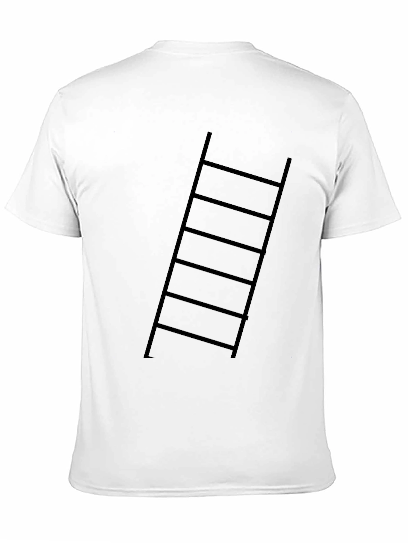 Ladder Graphic Black T-Shirt