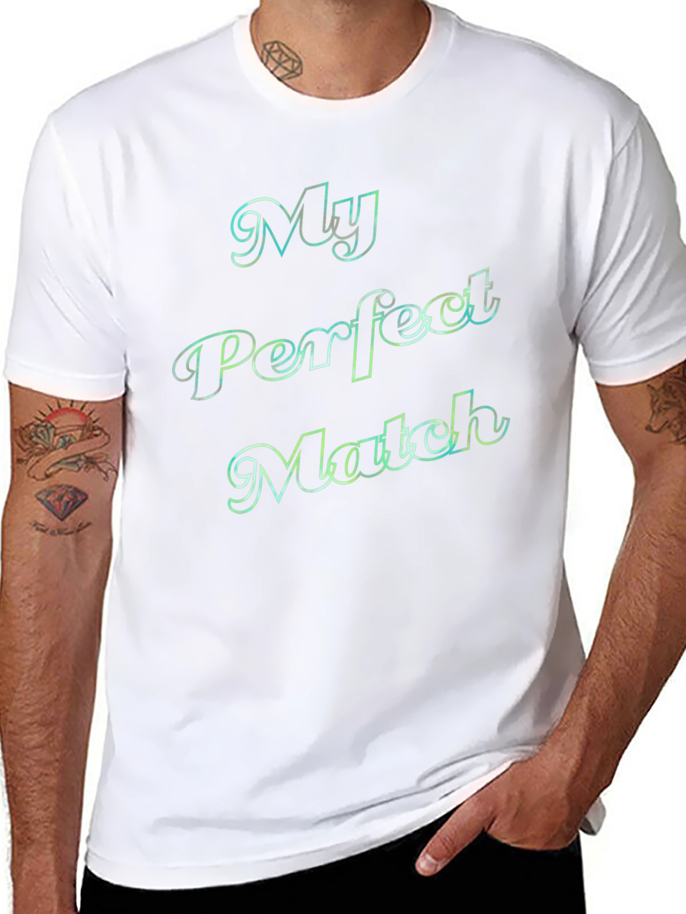 My Perfect Match T-Shirt - Trendy Graphic Tee