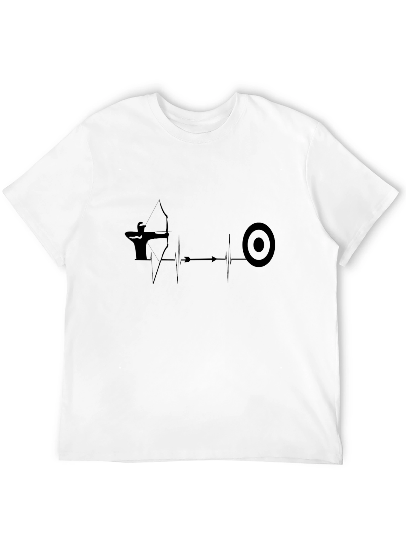Archery Heartbeat T-Shirt - Archers Life Line Tee