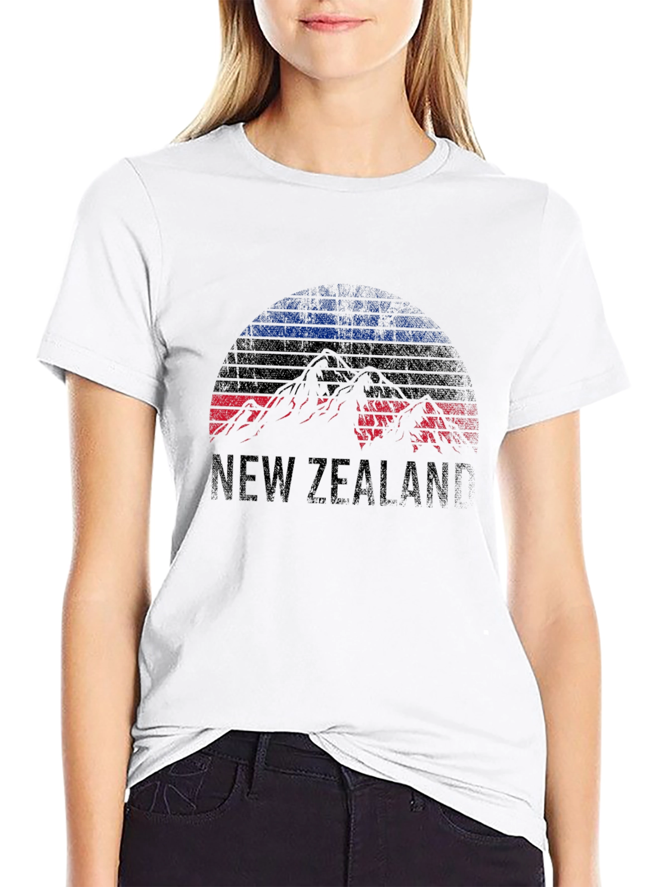 New Zealand Mountains Graphic Tee