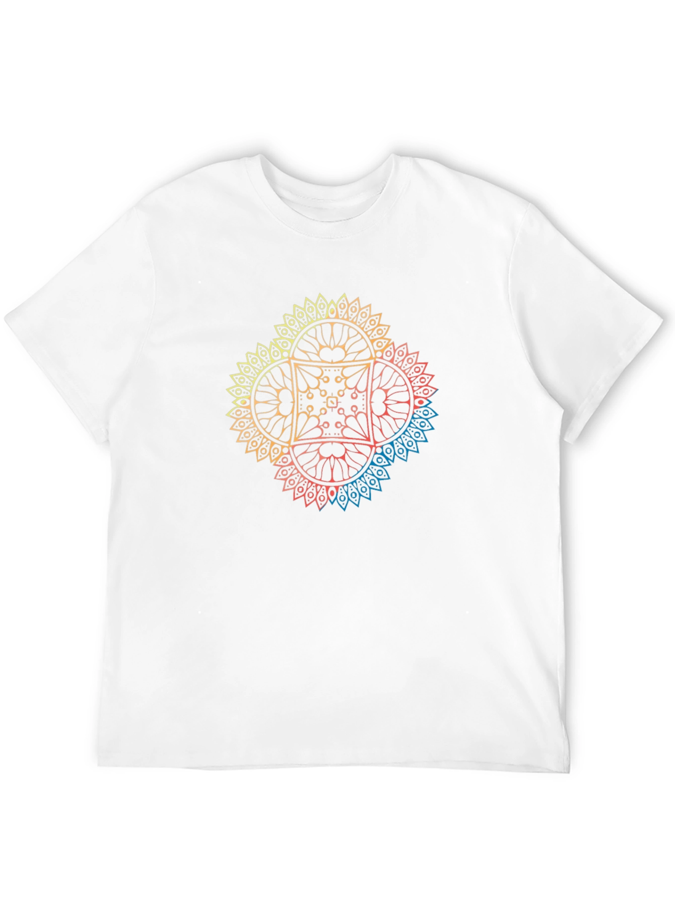Black Mandala Graphic Print Tee