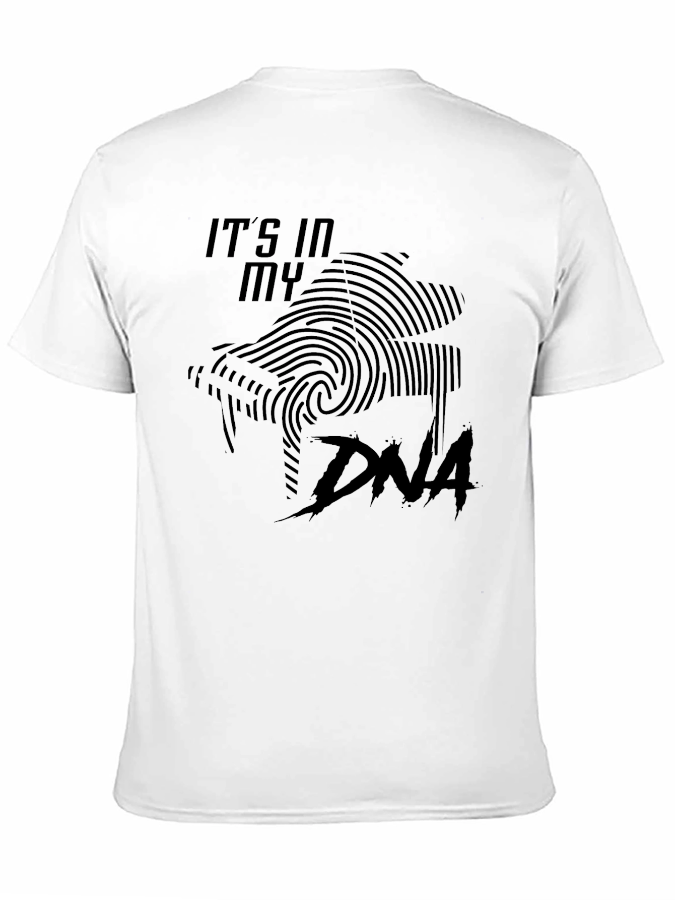 Its In My DNA T-Shirt - Shark Fingerprint Graphic