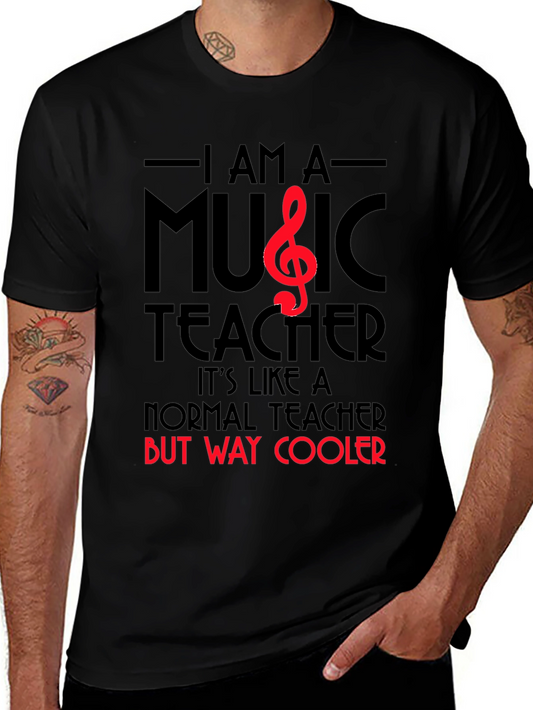 Music Teacher T-Shirt: Way Cooler Than Normal!