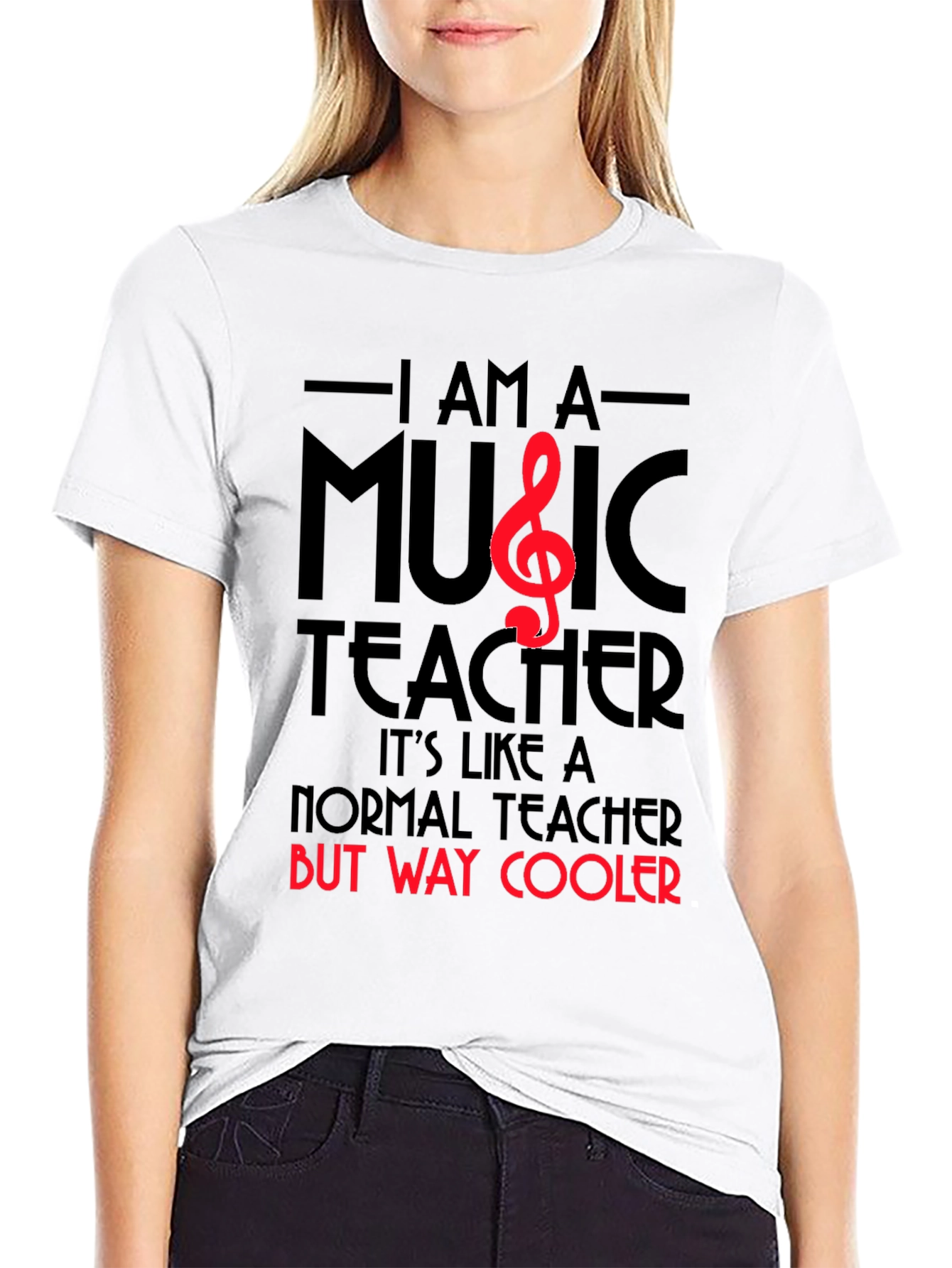 Music Teacher T-Shirt: Way Cooler Than Normal!