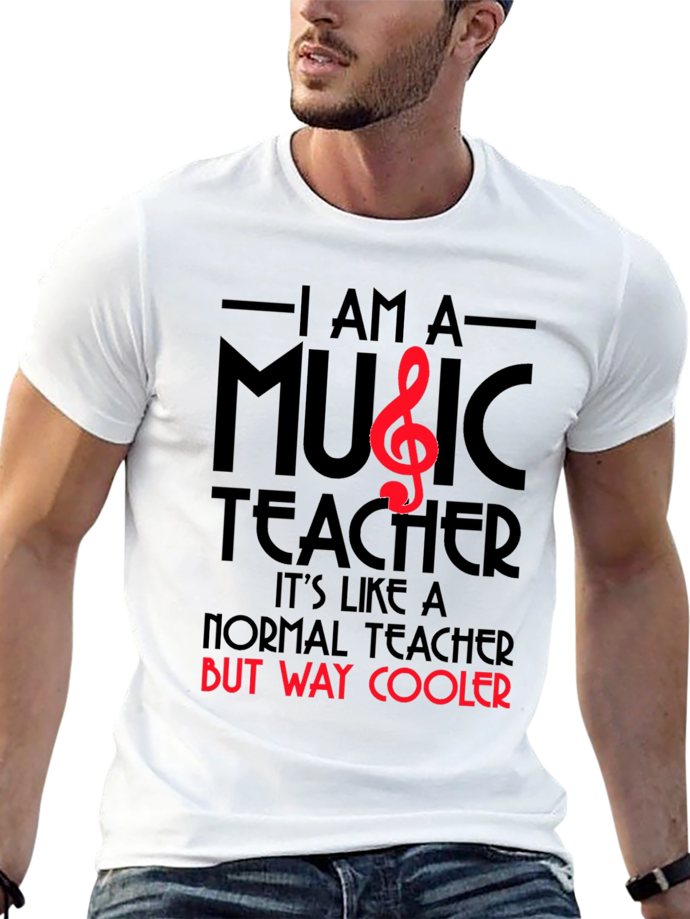 Music Teacher T-Shirt: Way Cooler Than Normal!