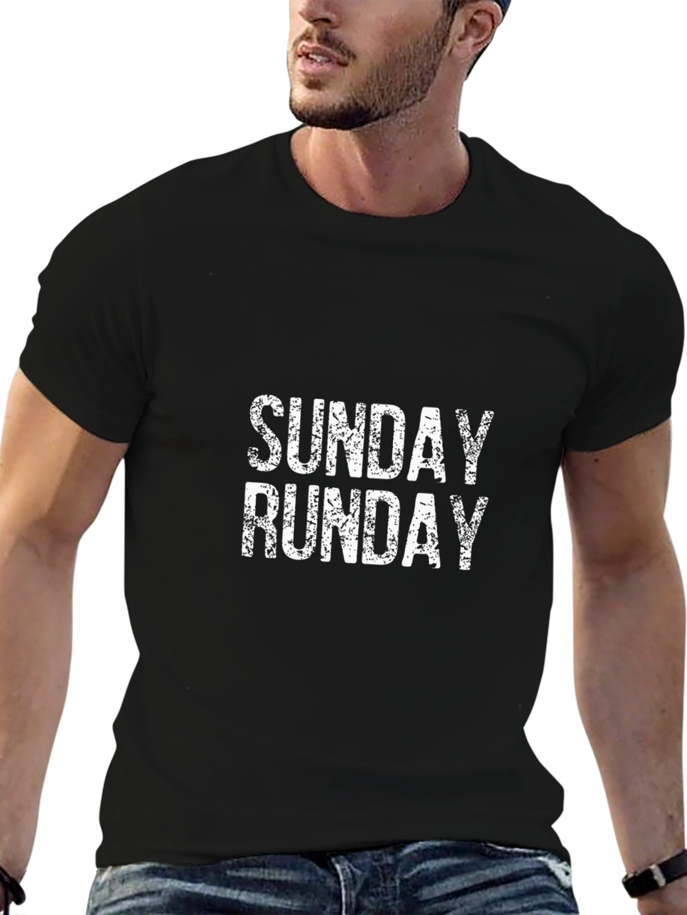Sunday Runday Black T-Shirt