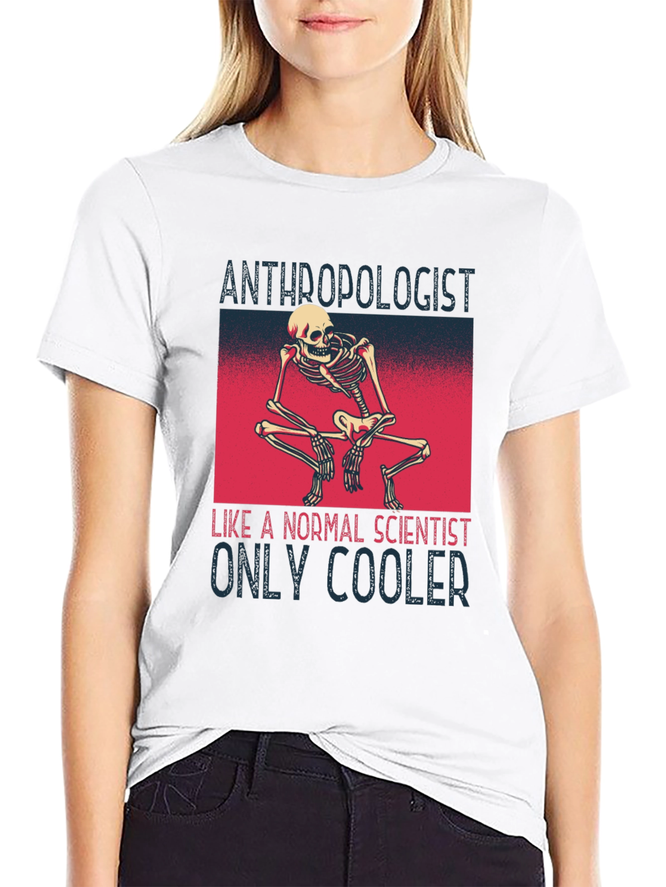 Anthropologist Skeleton T-Shirt - Cool Science Apparel
