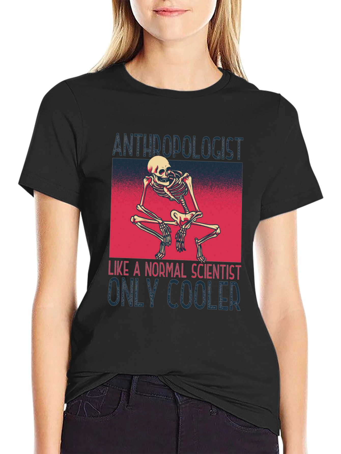 Anthropologist Skeleton T-Shirt - Cool Science Apparel