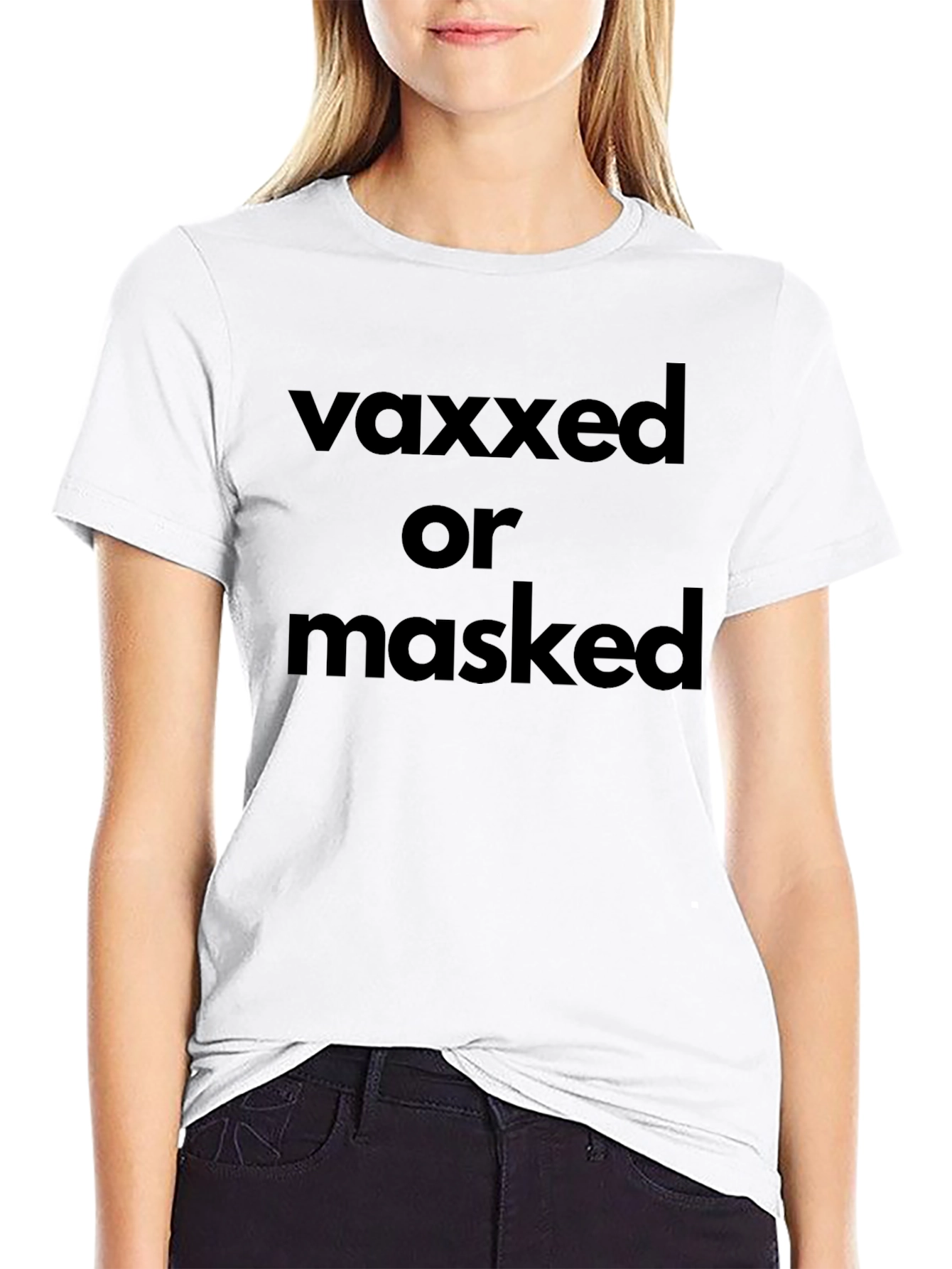 Vaxxed or Masked Statement T-Shirt