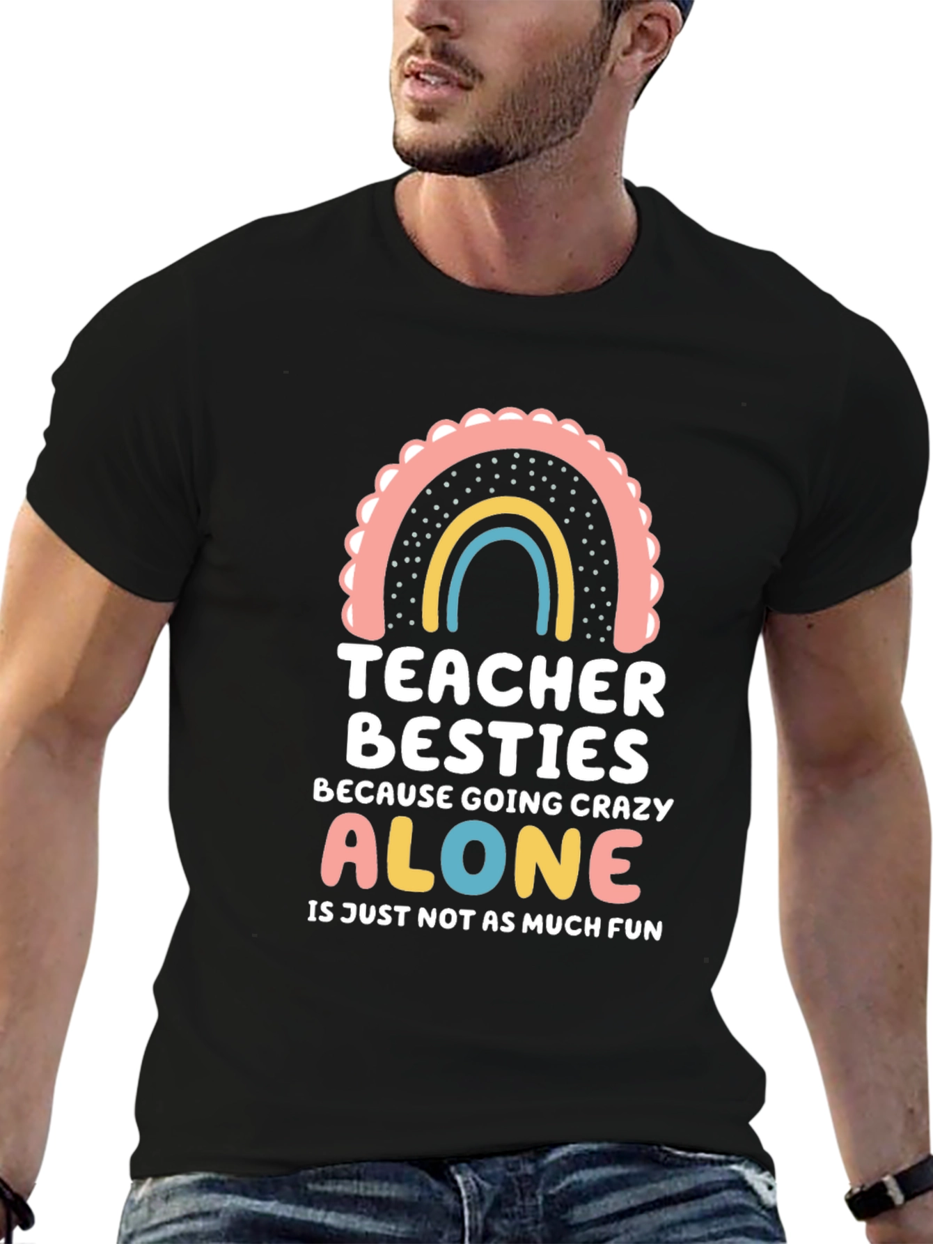 Teacher Besties Graphic T-Shirt