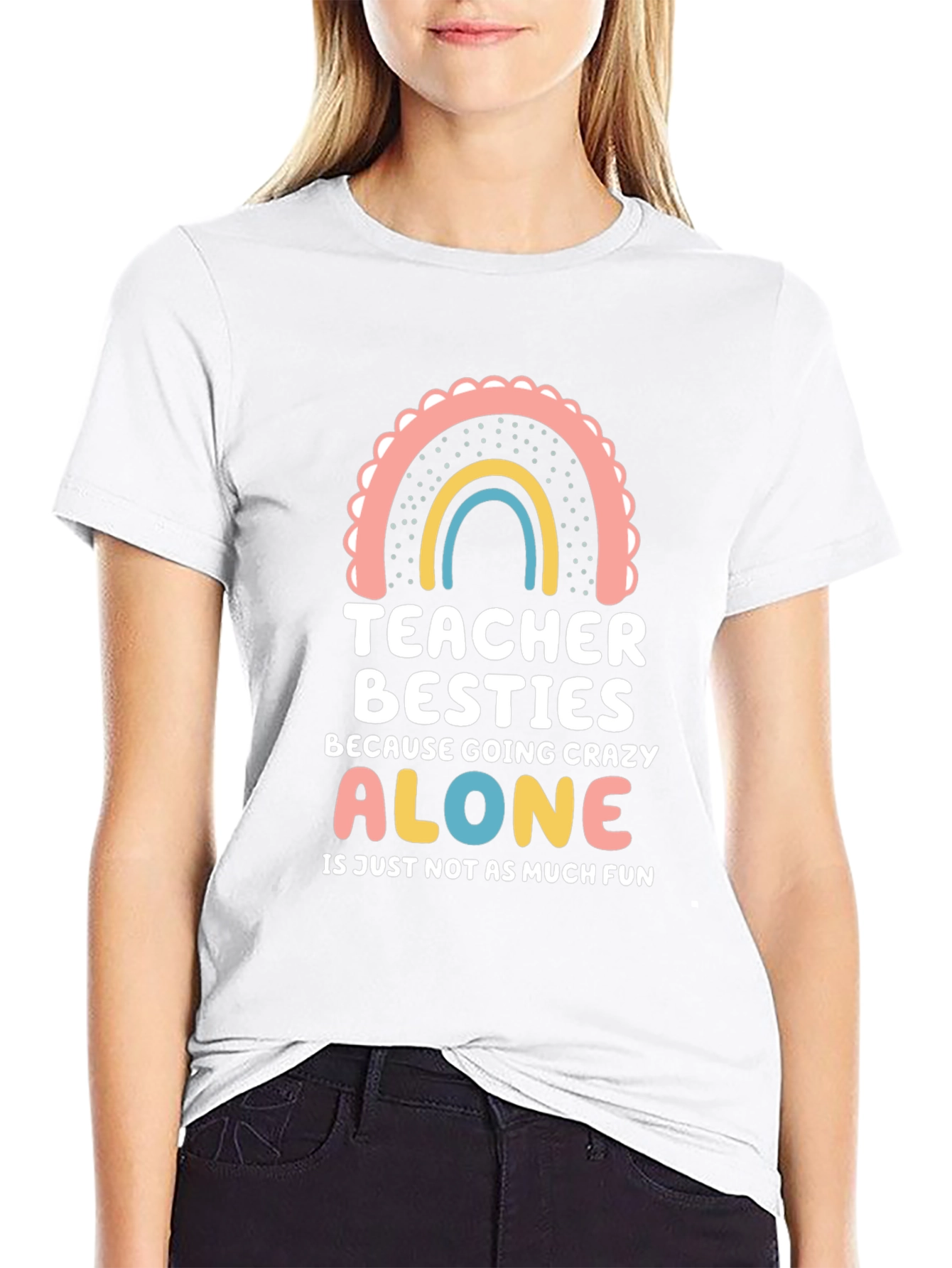 Teacher Besties Graphic T-Shirt