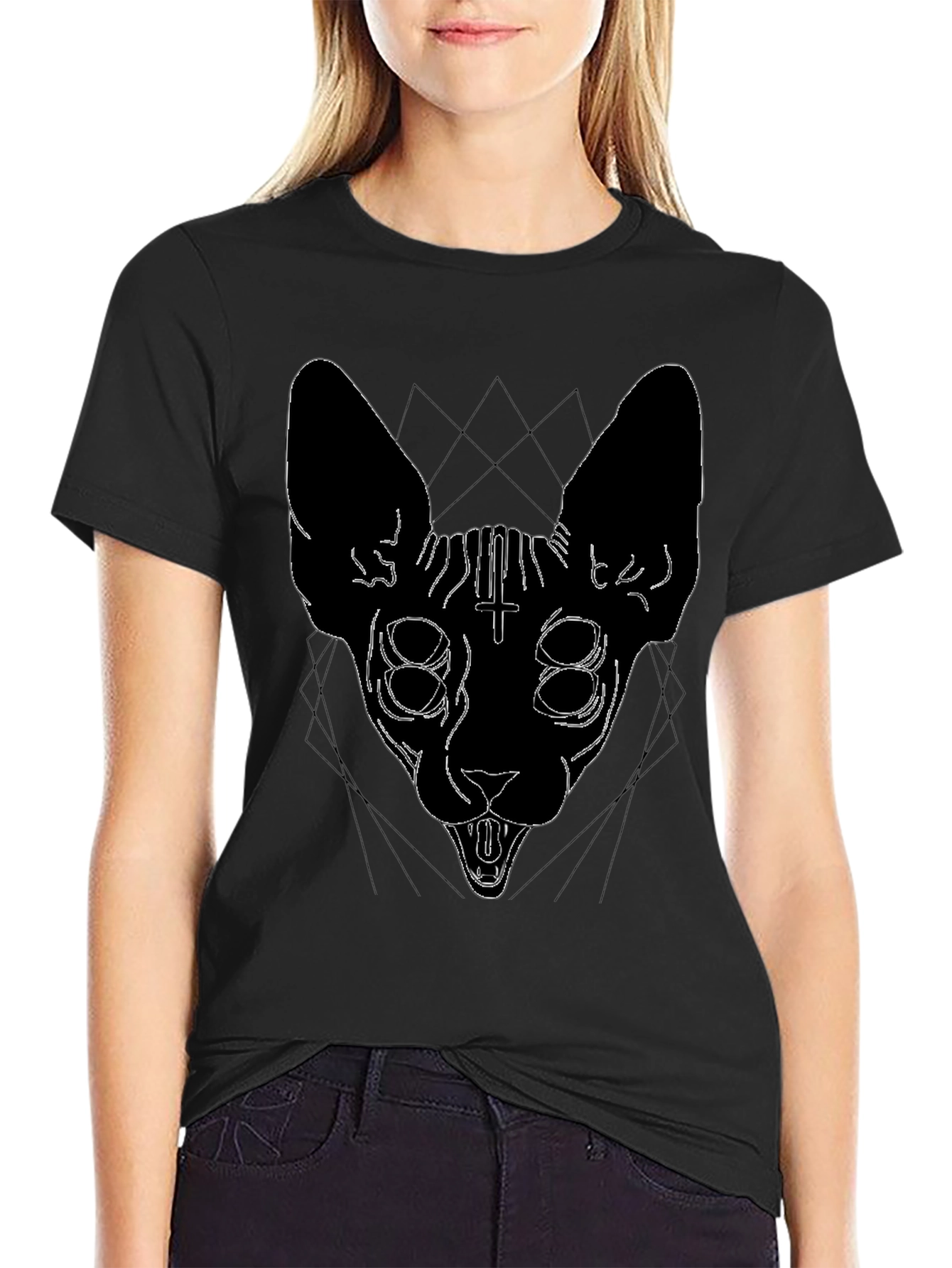 Mystic Cat Graphic T-Shirt