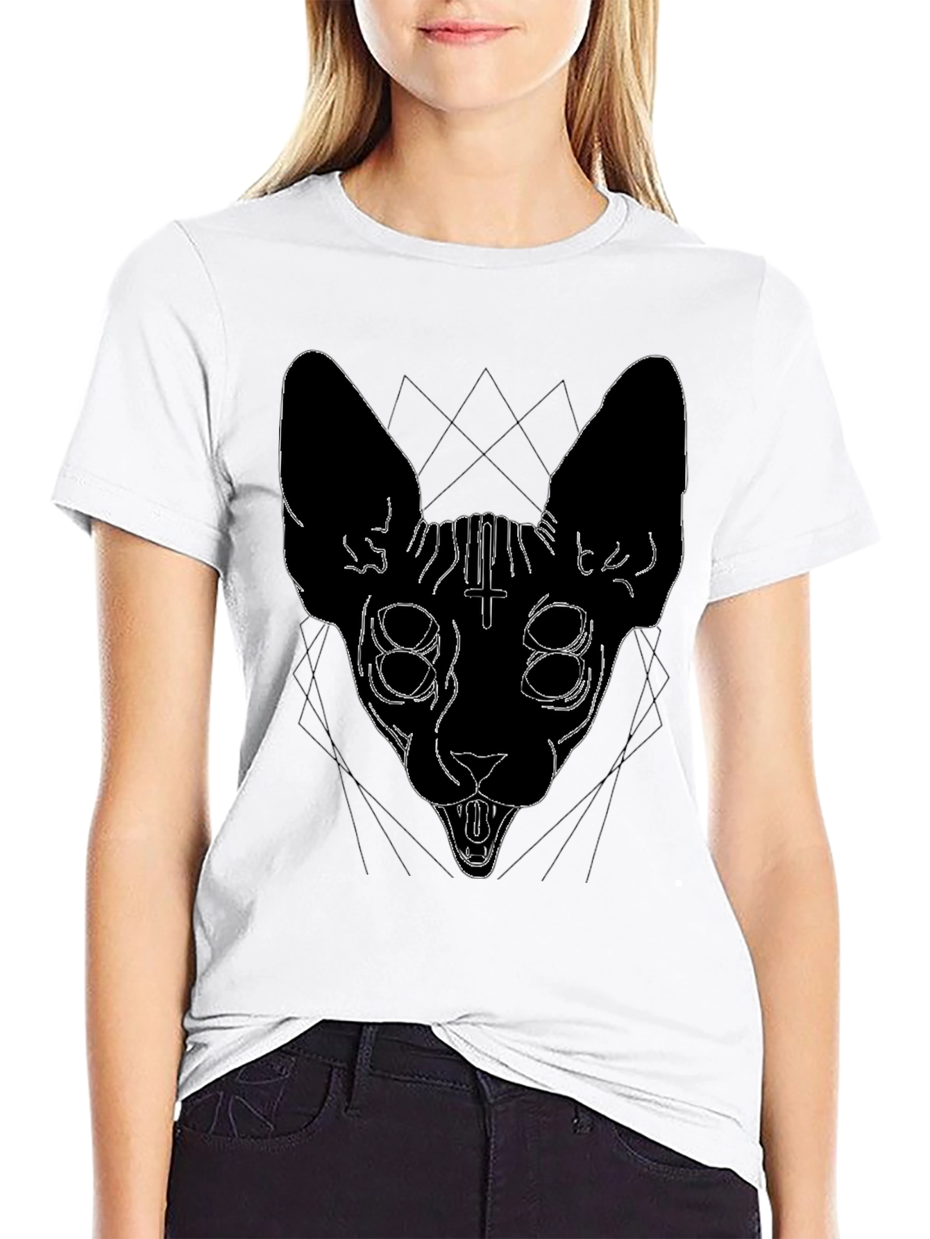Mystic Cat Graphic T-Shirt