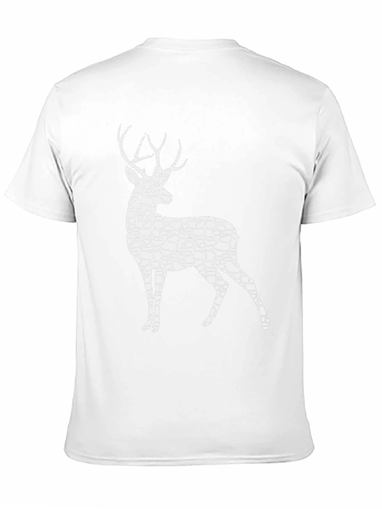 Stone Deer Graphic Tee - Stylish Nature Lovers T-Shirt