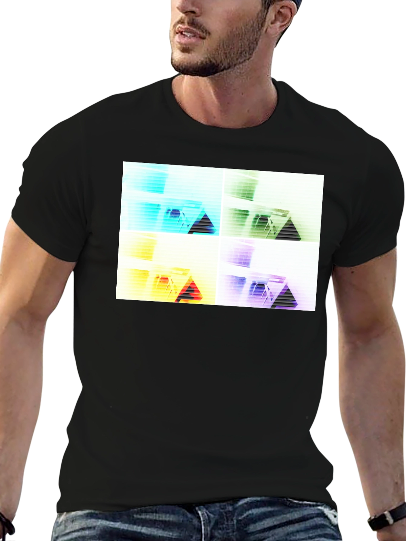 Abstract Geometry T-Shirt - Modern Graphic Tee